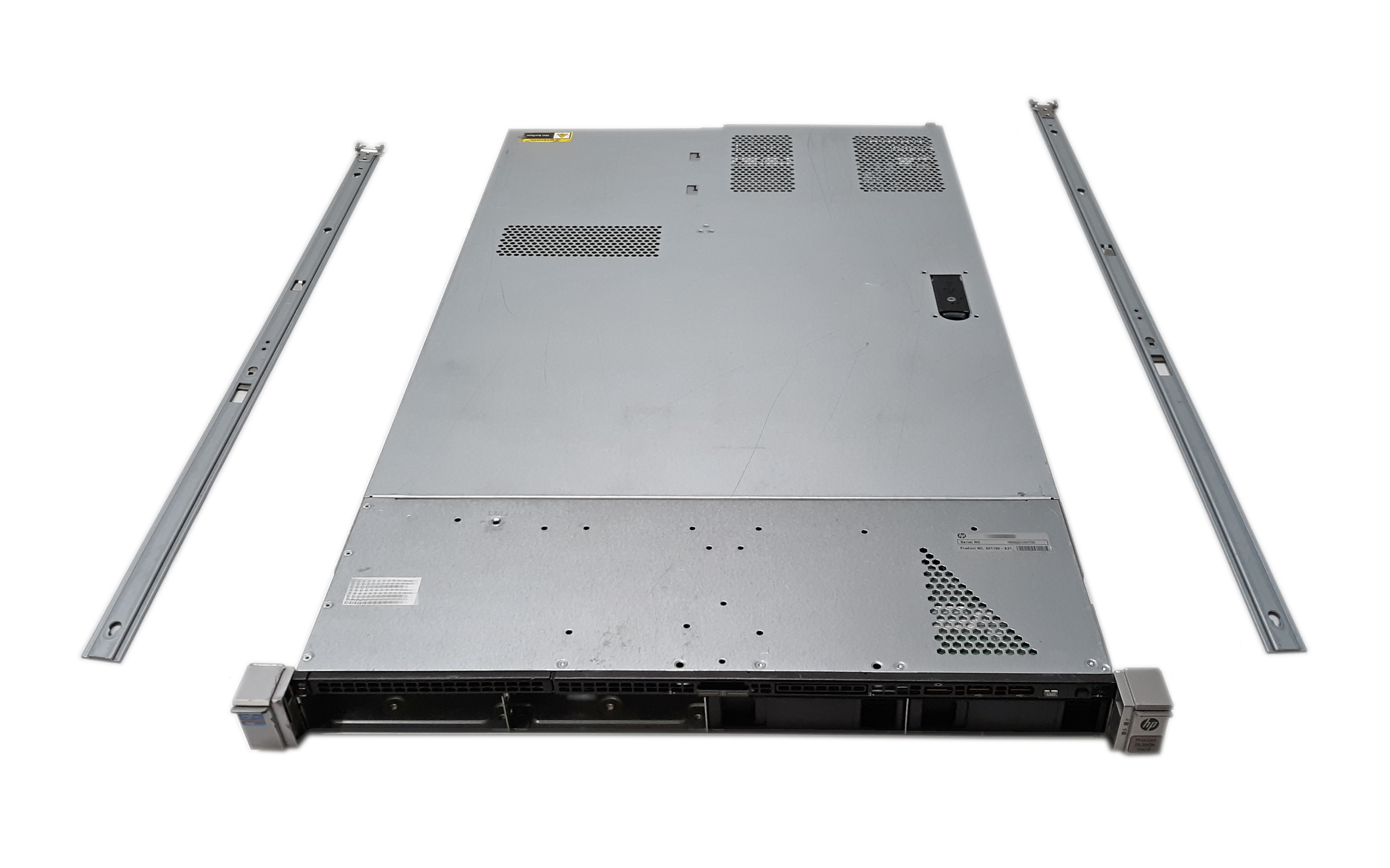 HP DL360e Gen8 LFF 3.5" Chassis Smart Array PSU Heatsink Rails 1U NO MB 661190-B21