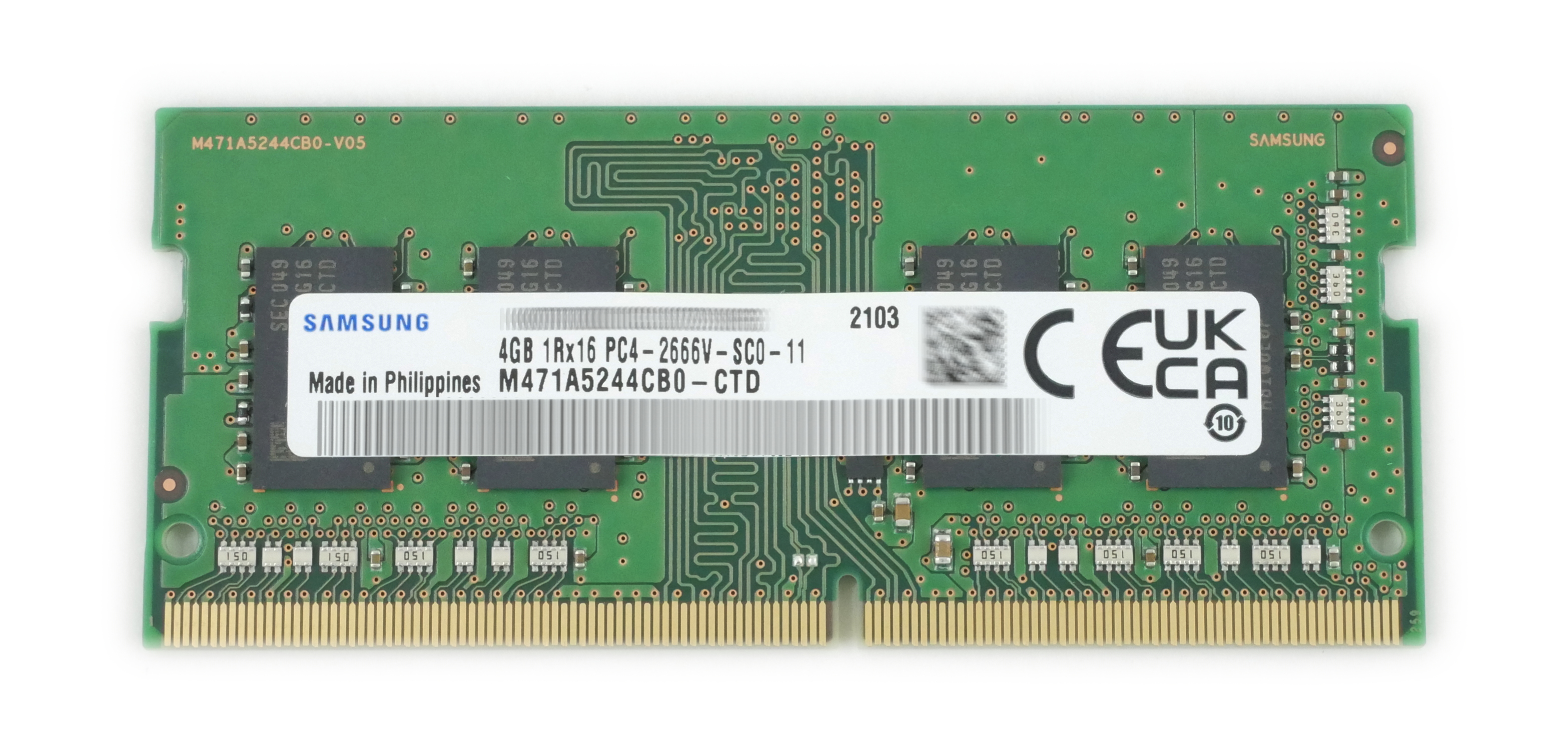 HP 4GB M471A5244CB0-CTD DDR4 2666MHz 260pin SODIMM L02854-971 4VN05UT#ABA