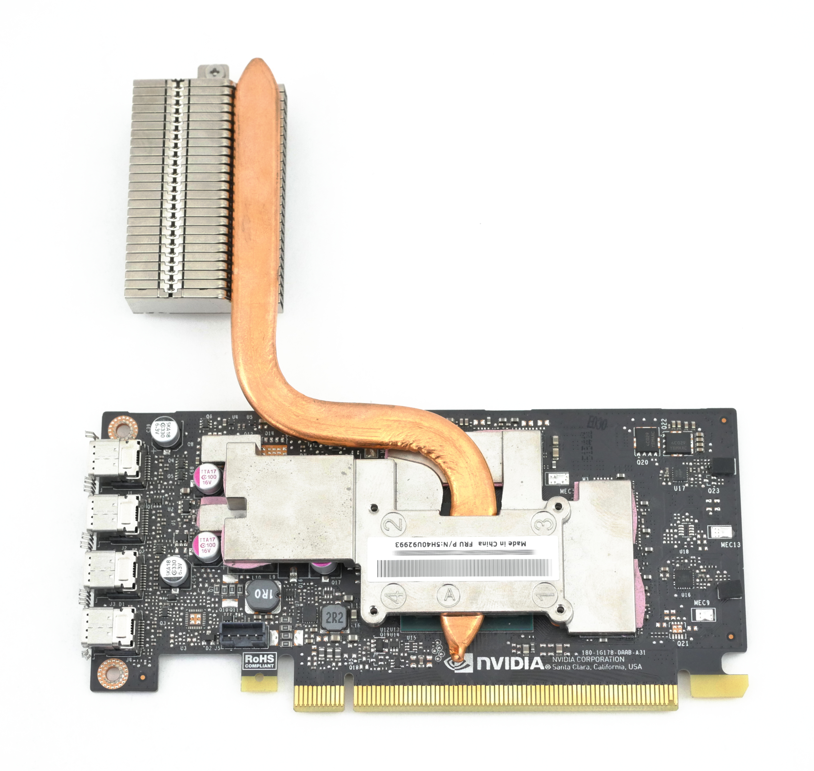 Lenovo nVidia P1000 4GB GDDR5 for Tiny M90q P340 P360 with heatsink 5H40U92993