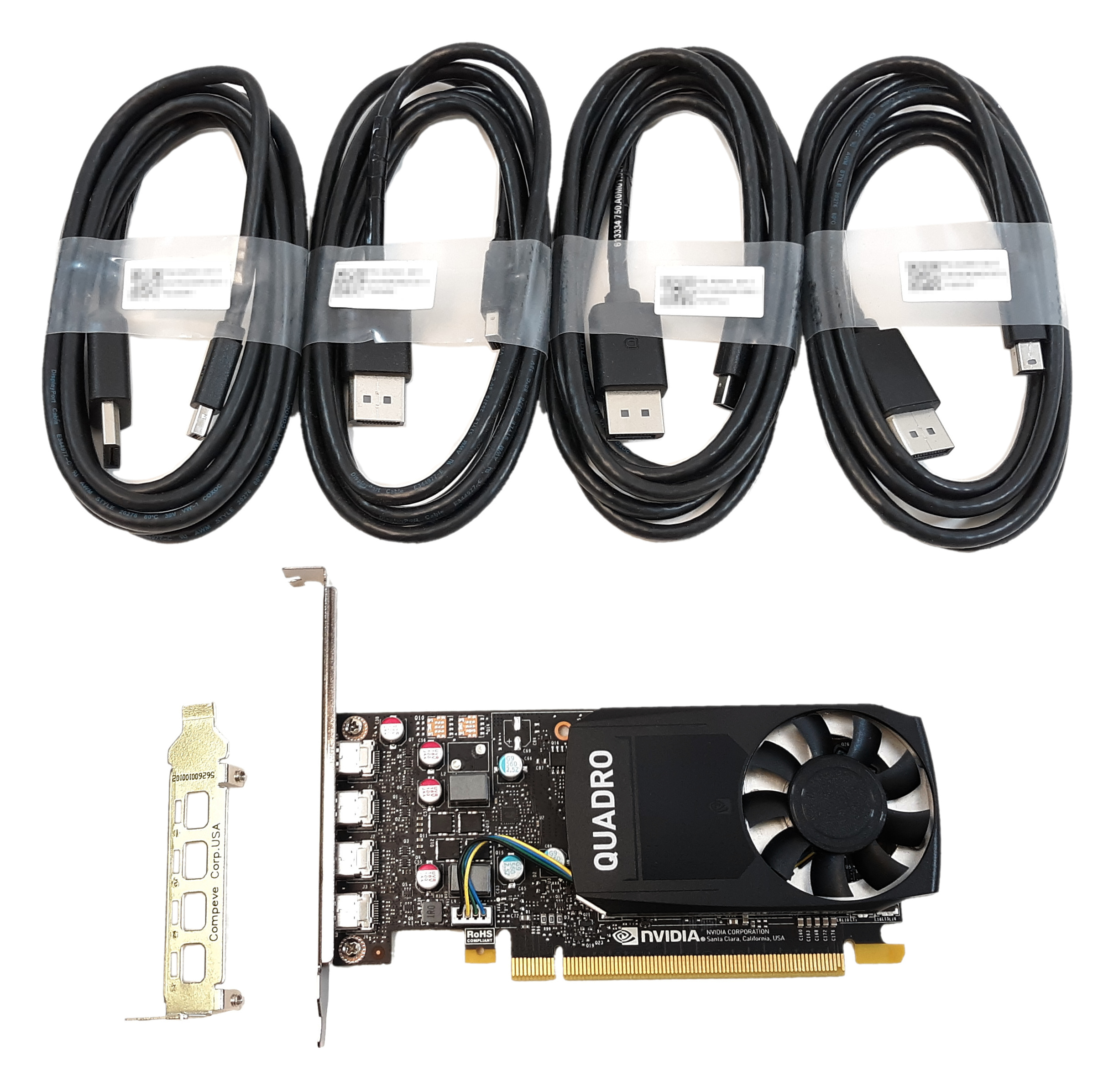 nVIDIA Quadro P620 2GB GDDR5 PCI-E x16 4x miniDP 900-5G212-2540-000