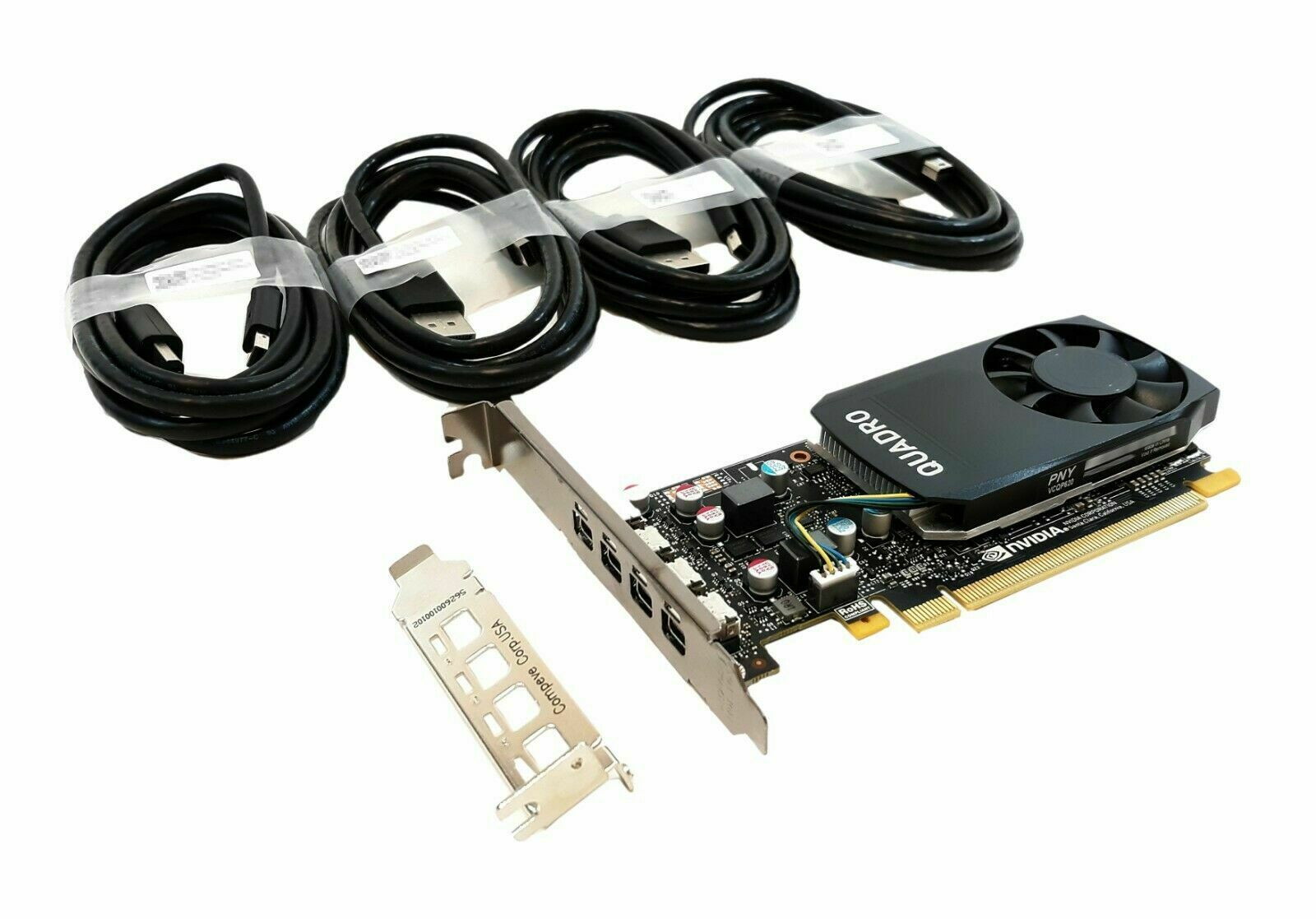 PNY nVIDIA Quadro P620 RVCQP620v2ATX 2GB GDDR5 PCIe 4xminiDP 900-5G212-1740-000