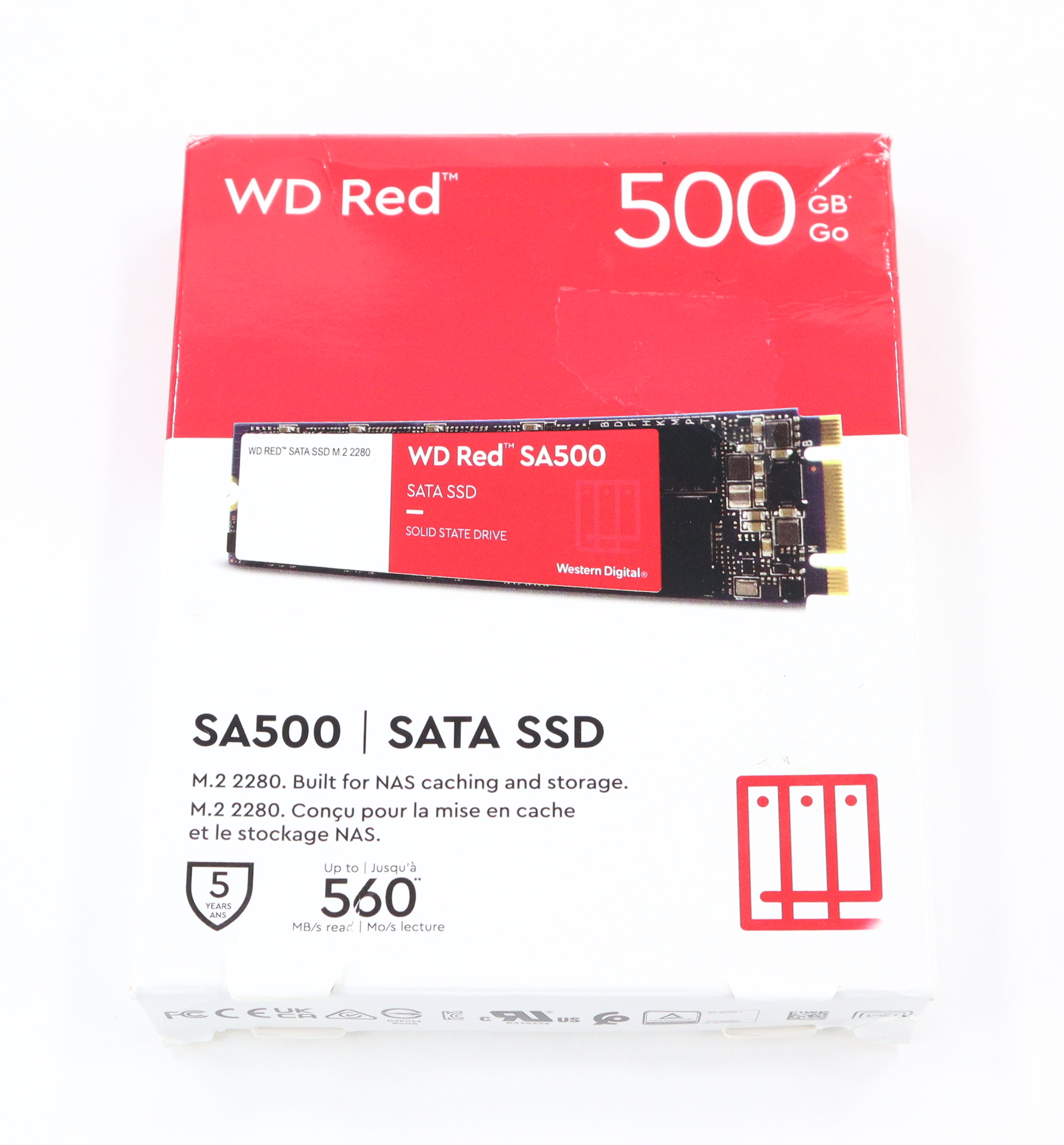 WD Red SA500 500GB WDS500G1R0B-68A4Z0 SSD M.2 2280 SATA 6Gb/s
