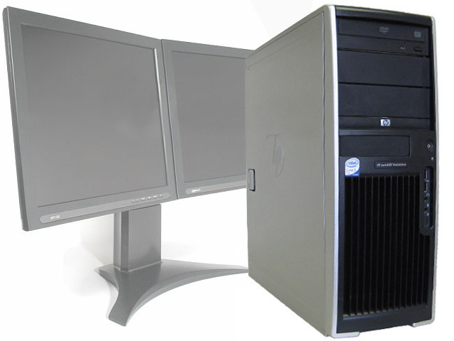 HP XW4400 Dual Core 1.86Ghz/2GB/500GBquadro FX1500 workstation - Click Image to Close