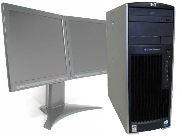 HP XW6400 Quad Core 2GHz 4GB 80GB FX 3500 Engineering PC CAE - Click Image to Close