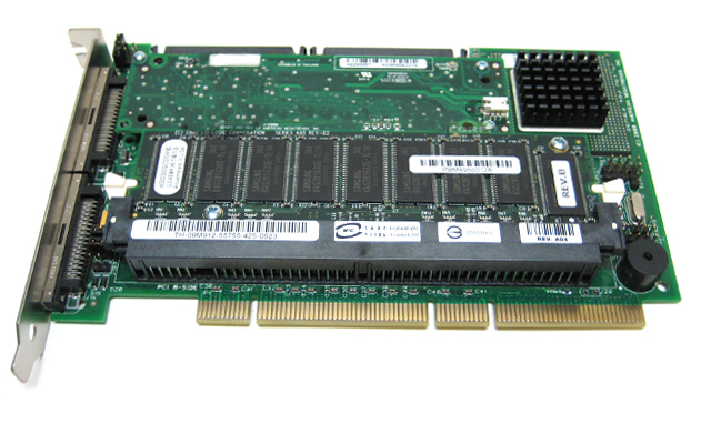 Dell 9M912 SCSI RAID Controller Card 128MB Memory Battery Backup