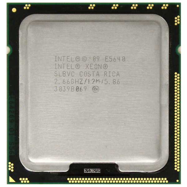Xeon E5640 Quad Core 2.66GHz LGA1366 12MB Processor CPU SLBVC