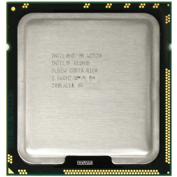 Intel Xeon W3520 Quad Core 2.66GHz 8MB Cache 4.80 GT/s LGA1366