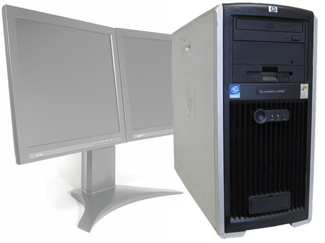 HP XW8000 Workstation Dual Xeon CPU's 3.06GHz 4GB NVS 280