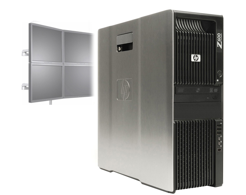 HP Z600 Workstation FM049UT Intel E5620 2.40GHz/ 3GB / 320GB HDD - Click Image to Close