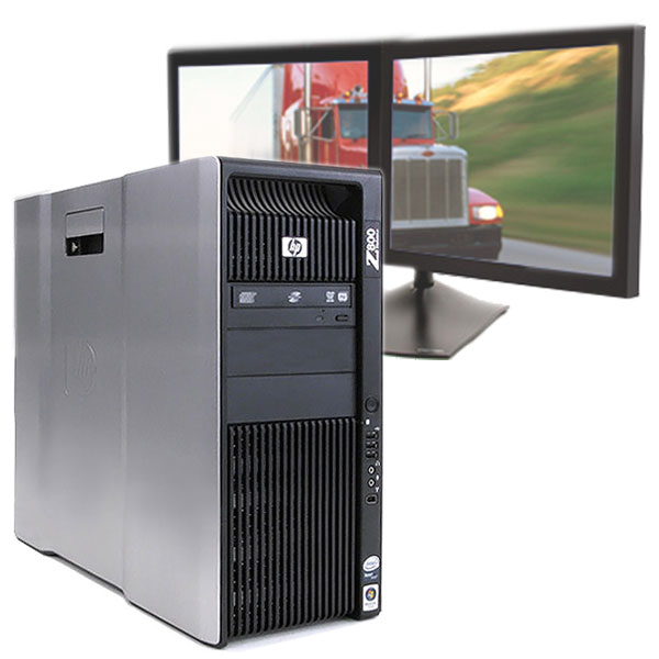 HP Z800 Computer 2.26 GHz CPU 8GB 250GB PC for Logistics