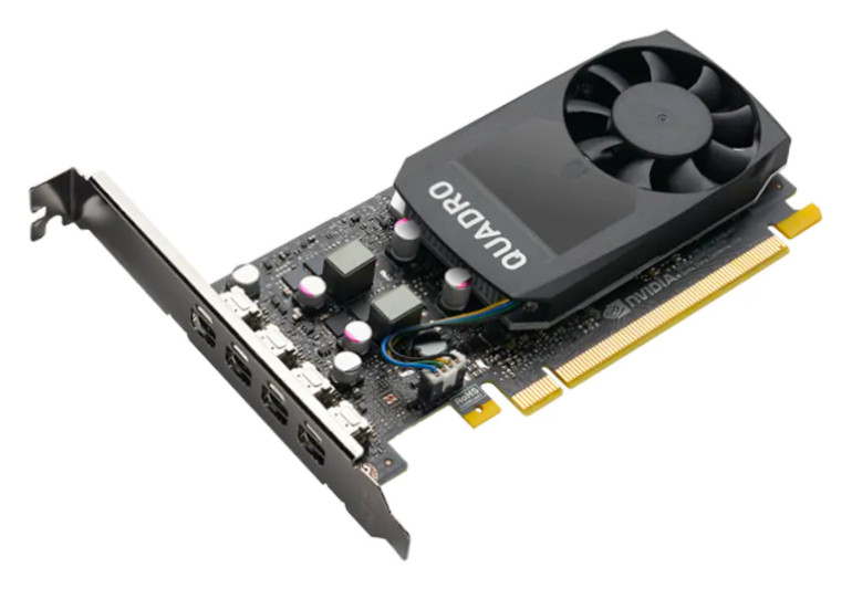 nVIDIA Quadro P1000 4GB GDDR5 PCI Express 3.0 x16 4xmini-DP 900-5G212-0050-000