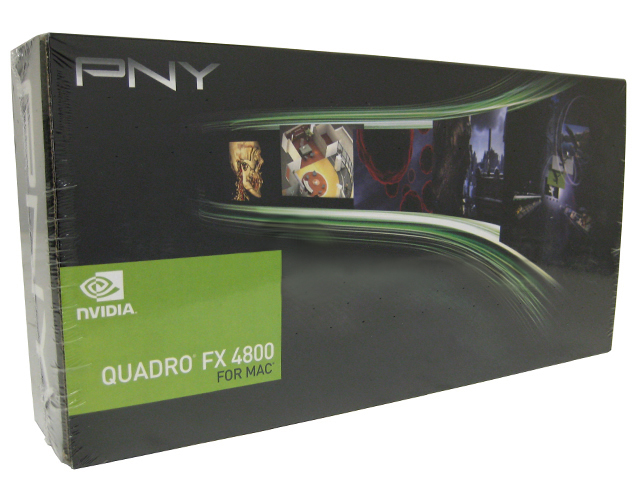 PNY nVidia Quadro FX4800 MAC Video Card VCQFX4800MACX16-PB Apple