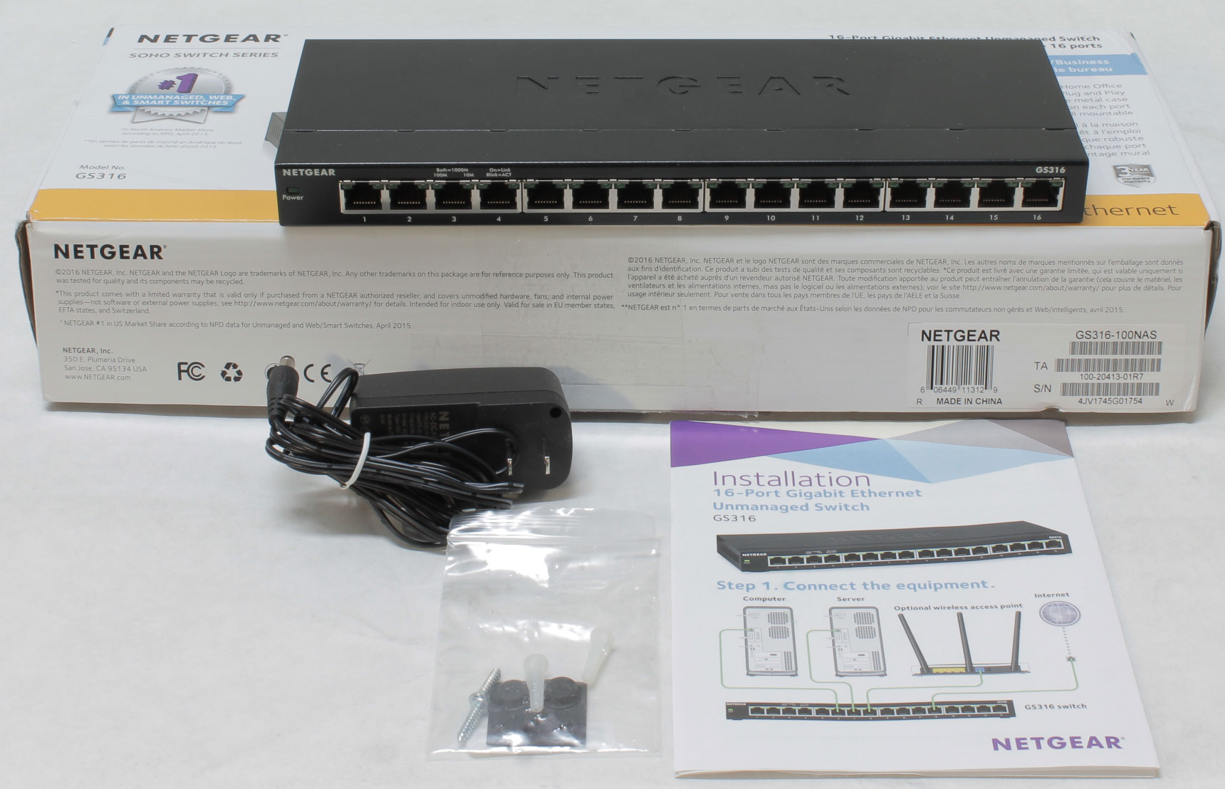 Netgear 16 Port Gigabit Ethernet Desktop Switch Gs316 Gs316 100n Compeve Compenet Netgear 16 Port Gigabit Ethernet Desktop Switch Gs316 Gs316 100n Gs316 100nas 79 99 Professional Multi Monitor Workstations Graphics Card Experts