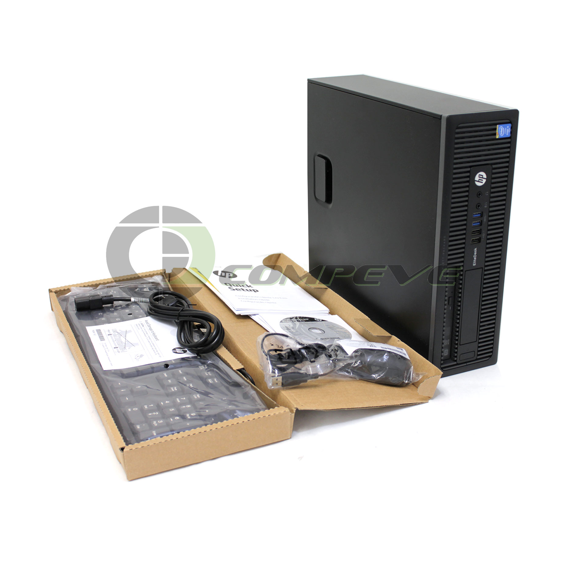 HP Desktop PC EliteDesk 800 G1 SFF G5R63UT#ABA i5-4590 3.3 