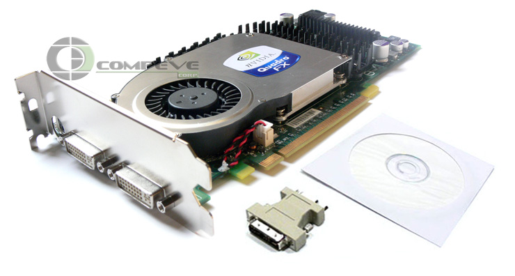 nVidia Quadro FX 3400 FX3400 PCI-E 256MB Video Card Dell R8961