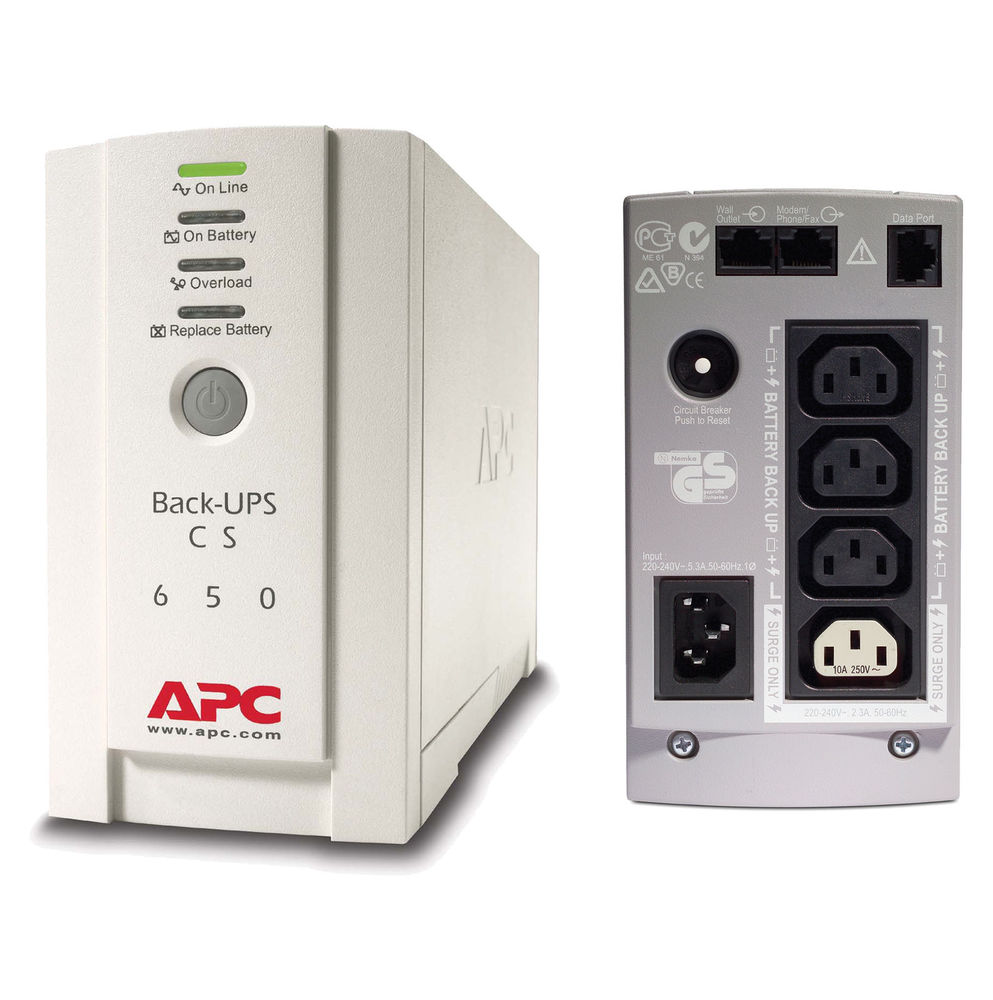 APC Back-UPS BK650EI CS 650 UPS 400W 650 VA !!! 220 V !!! - Click Image to Close