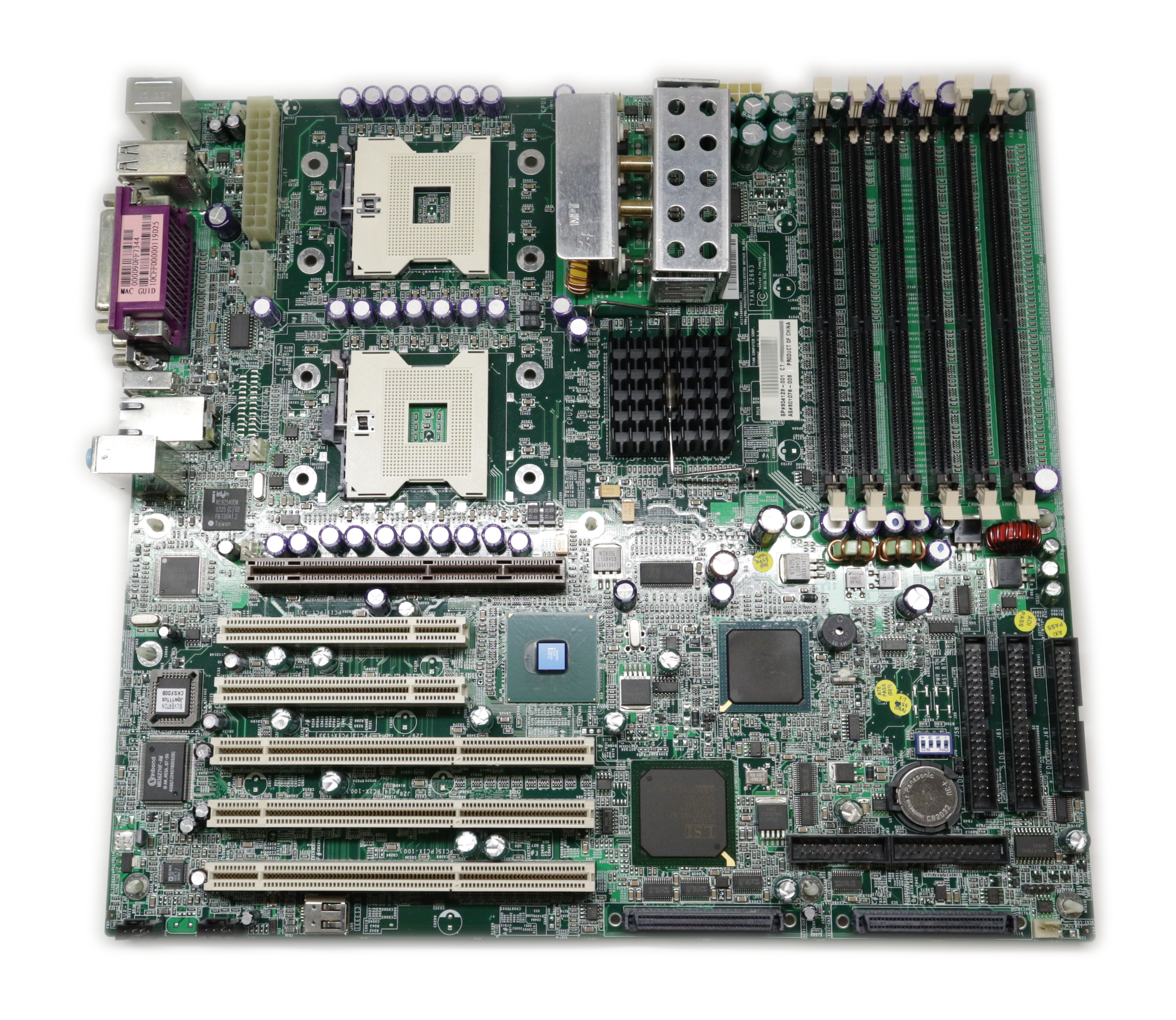 HP XW8000 WS Motherboard Dual Xeon Socket 604 AGP 304123-001 301076-003
