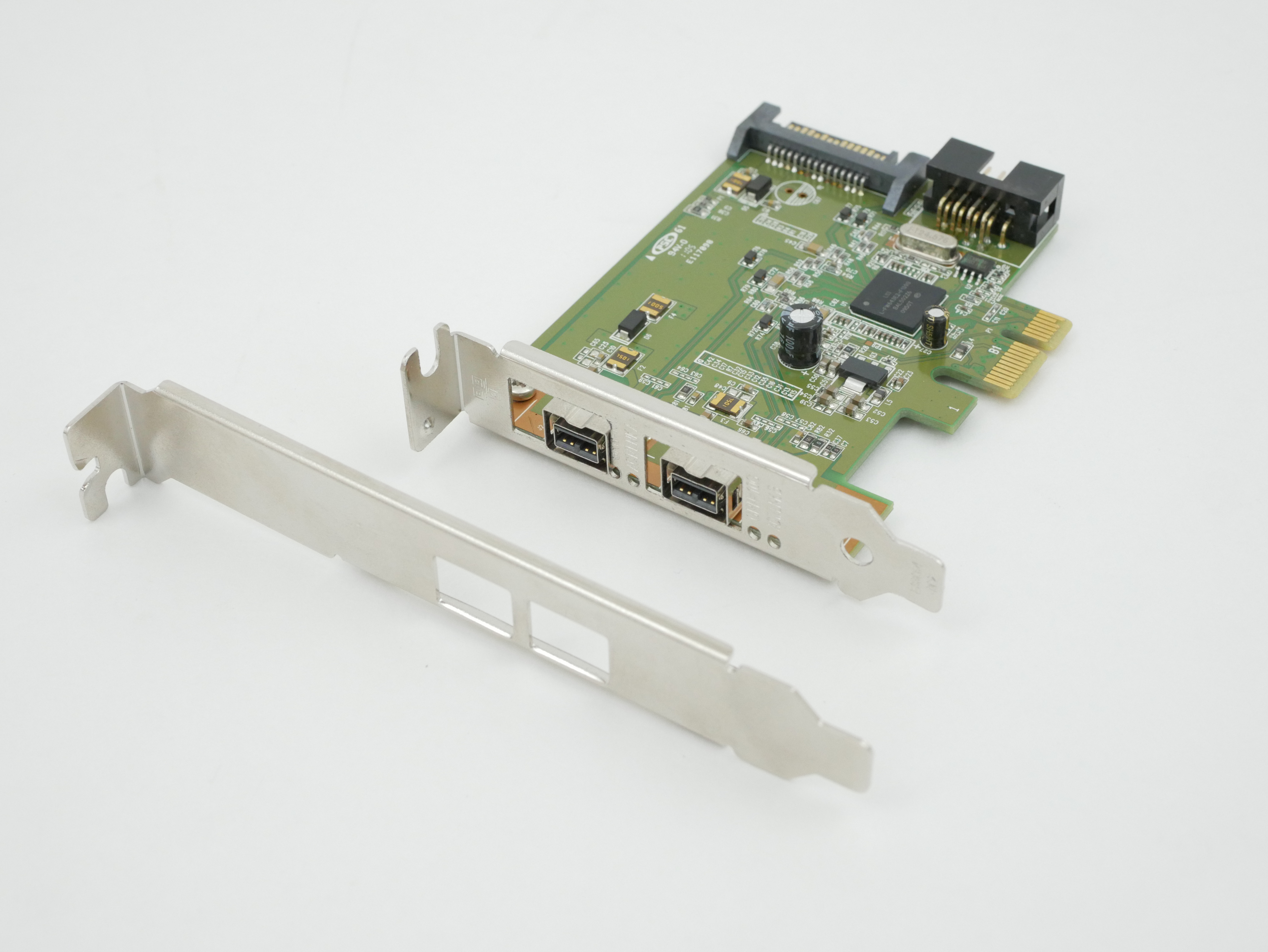 HP IEEE 1394b FireWire Interface Card PCIe x1 LP HP HI348 491886-002 632487-001
