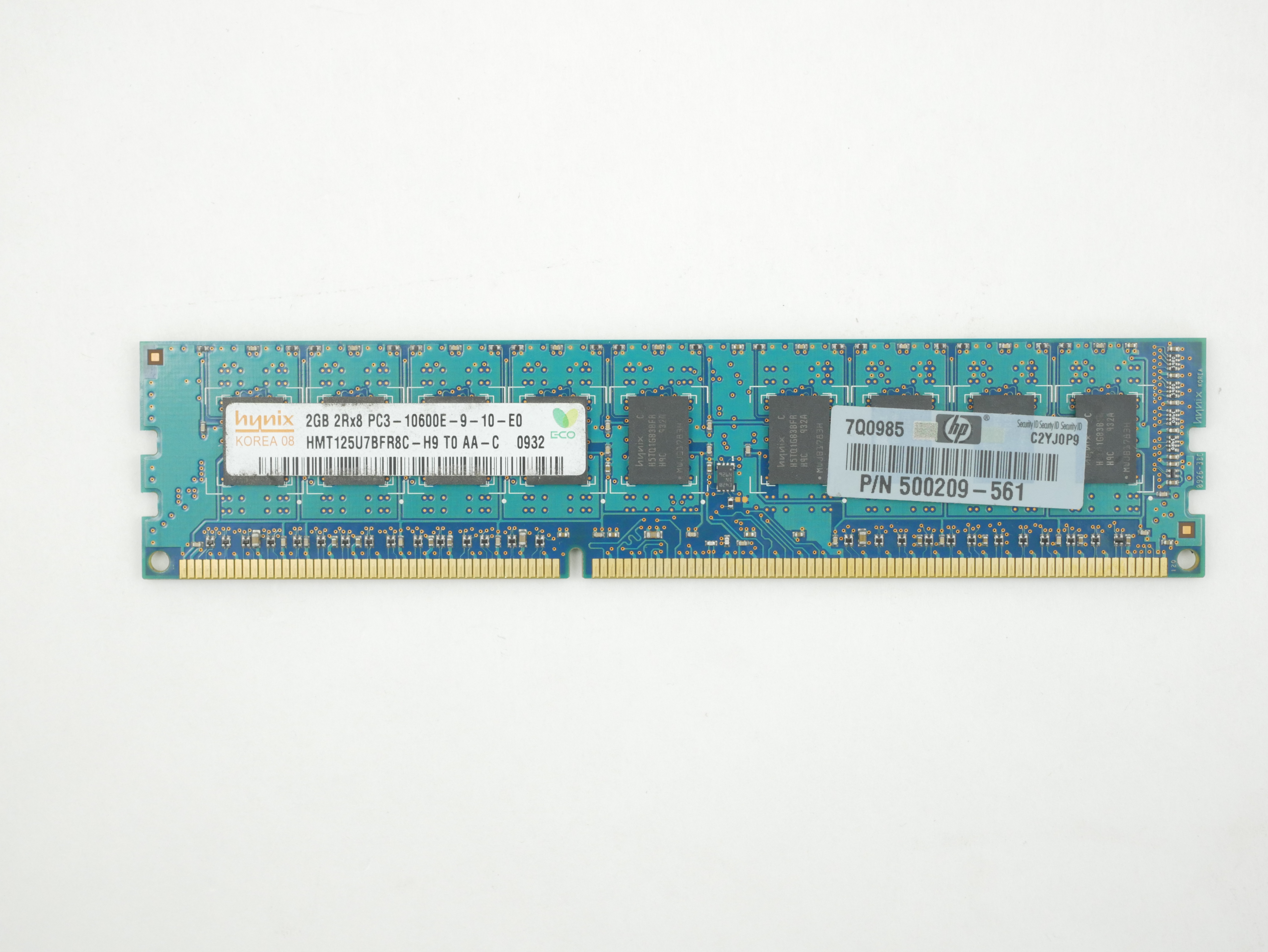 HP 2GB PC3-10600E DDR3-1333MHz HMT125U7BFR8C-H9 500209-561