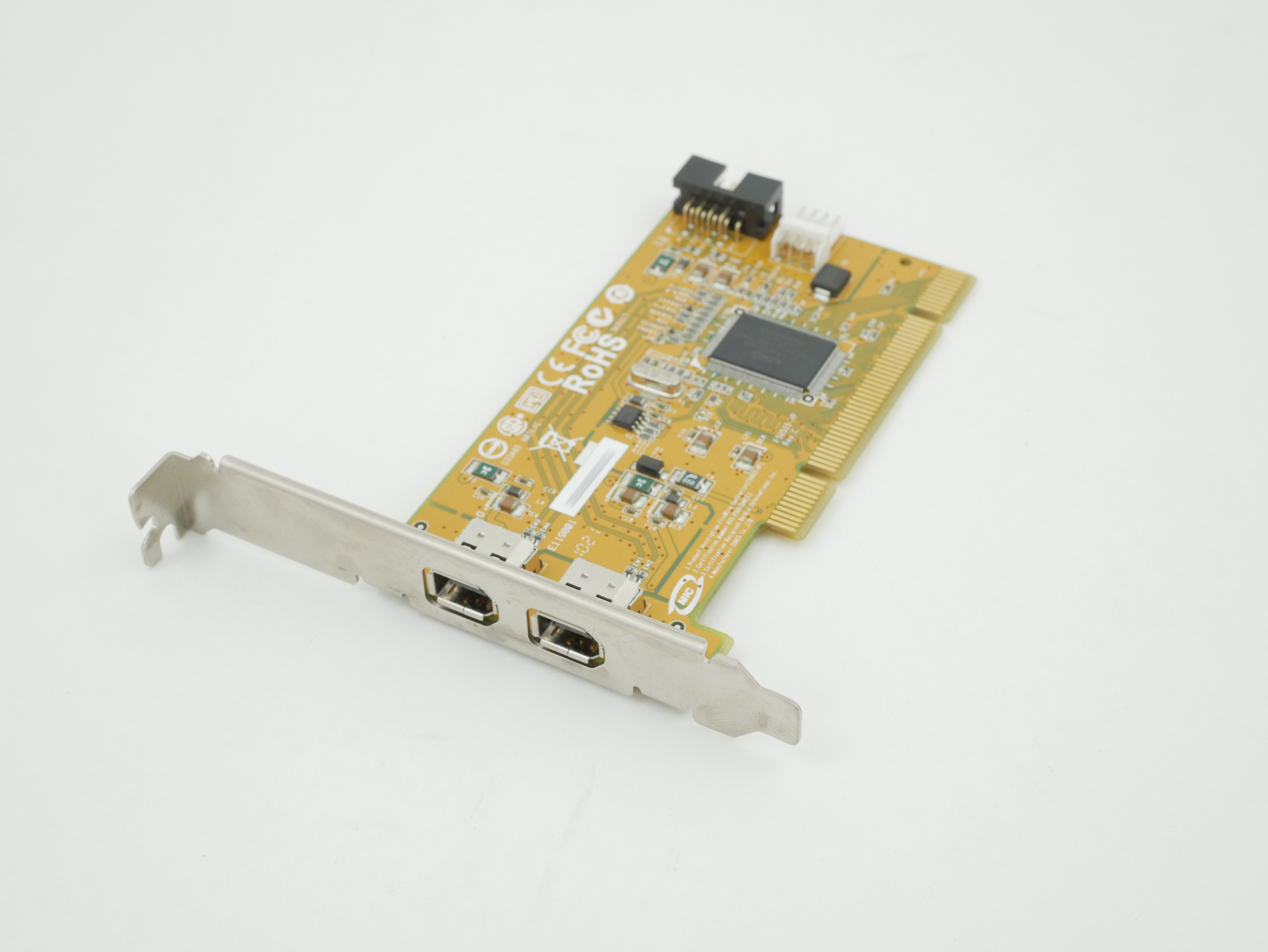 HP Dual Firewire 1394 Port Full Height PCI-e Card 354614-009 601924-001