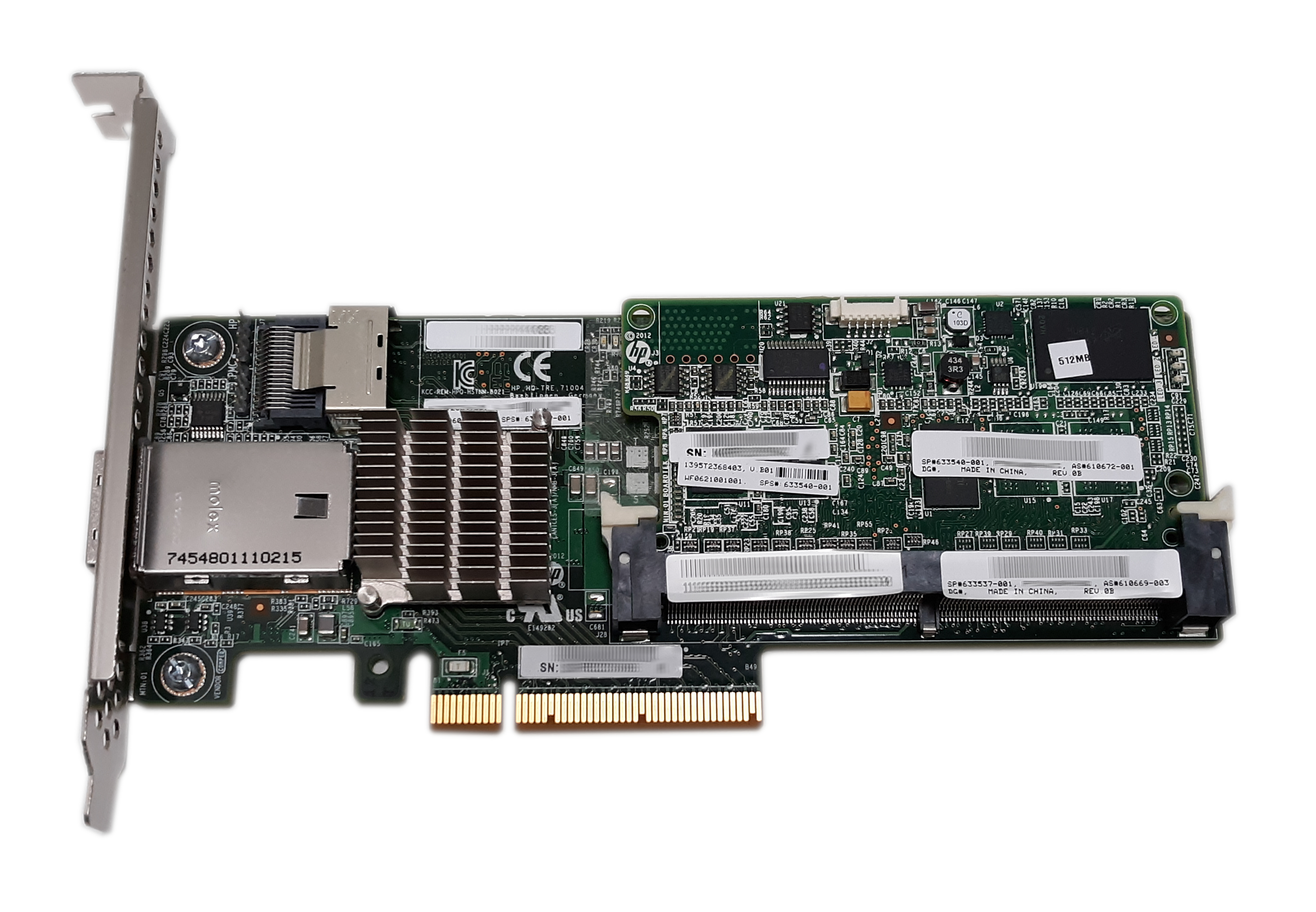 HP ProLiant Smart Array DL360E B120i Raid controller 610672-001 633540-001 610669-003 633537-001 - Click Image to Close