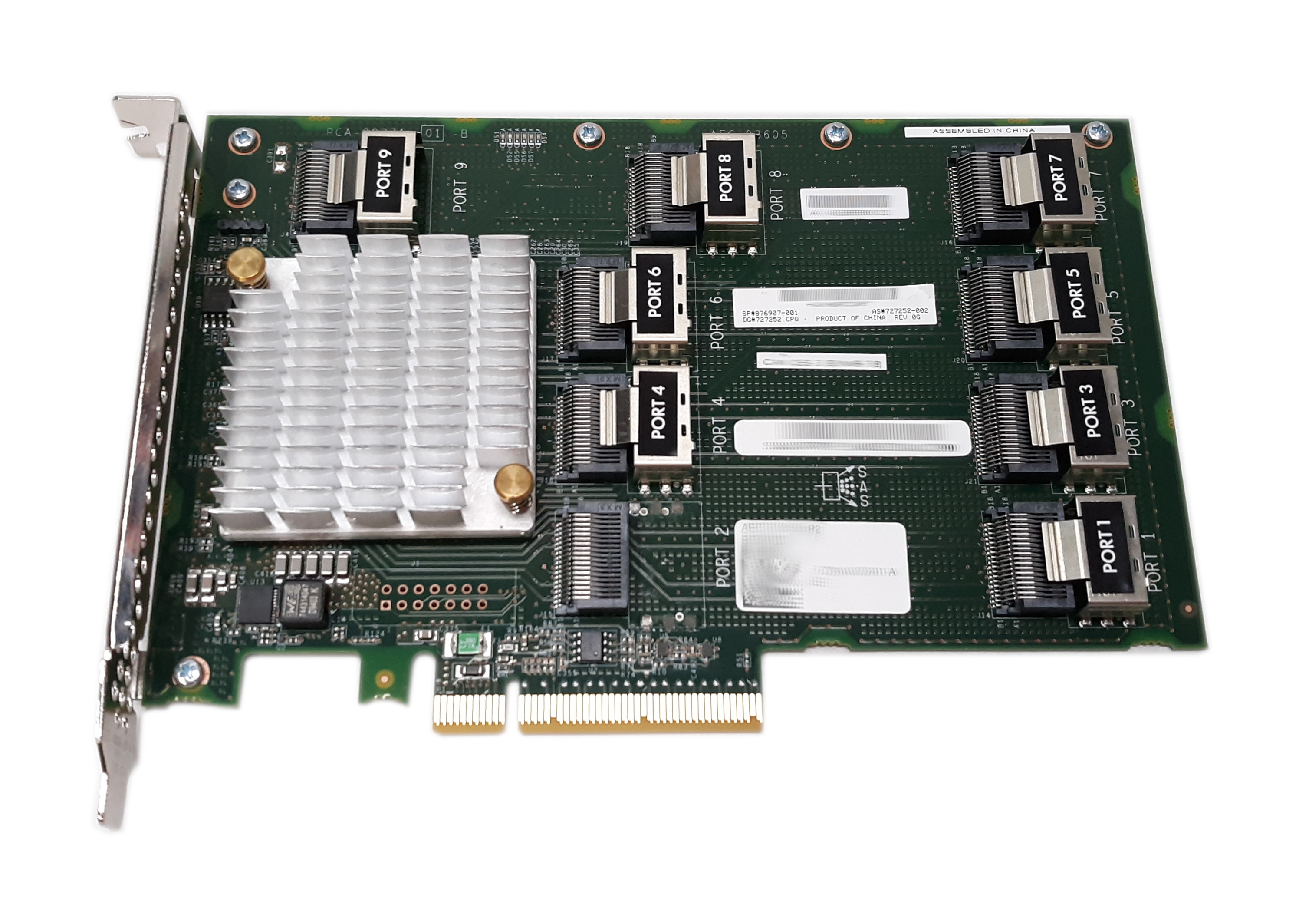 HPE DL38X Gen10 12GB SAS Expander Card 727252-002 876907-001 870549-B21 - Click Image to Close