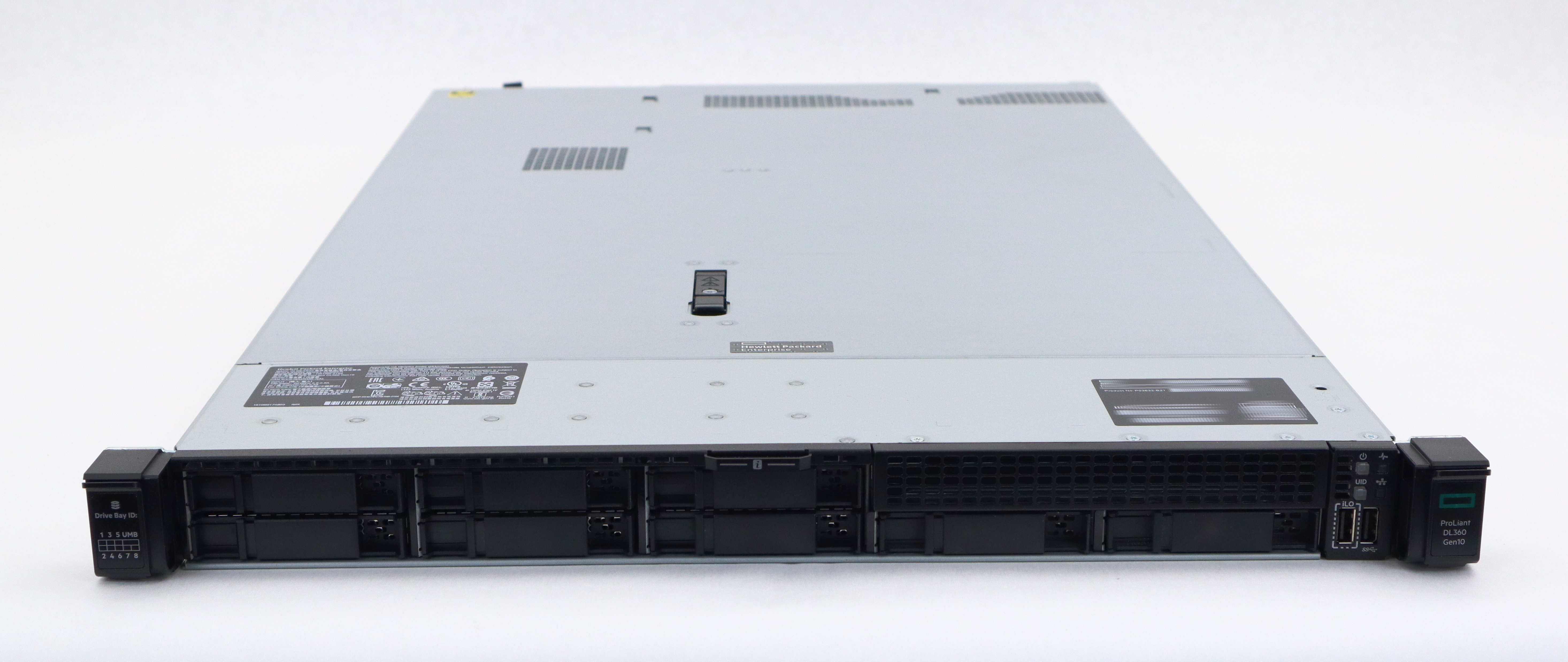 HPE ProLiant DL360 Gen10 RM 1U 2way SATA/SAS Hot-Swap 2.5" 8bays CTO P03632-B21