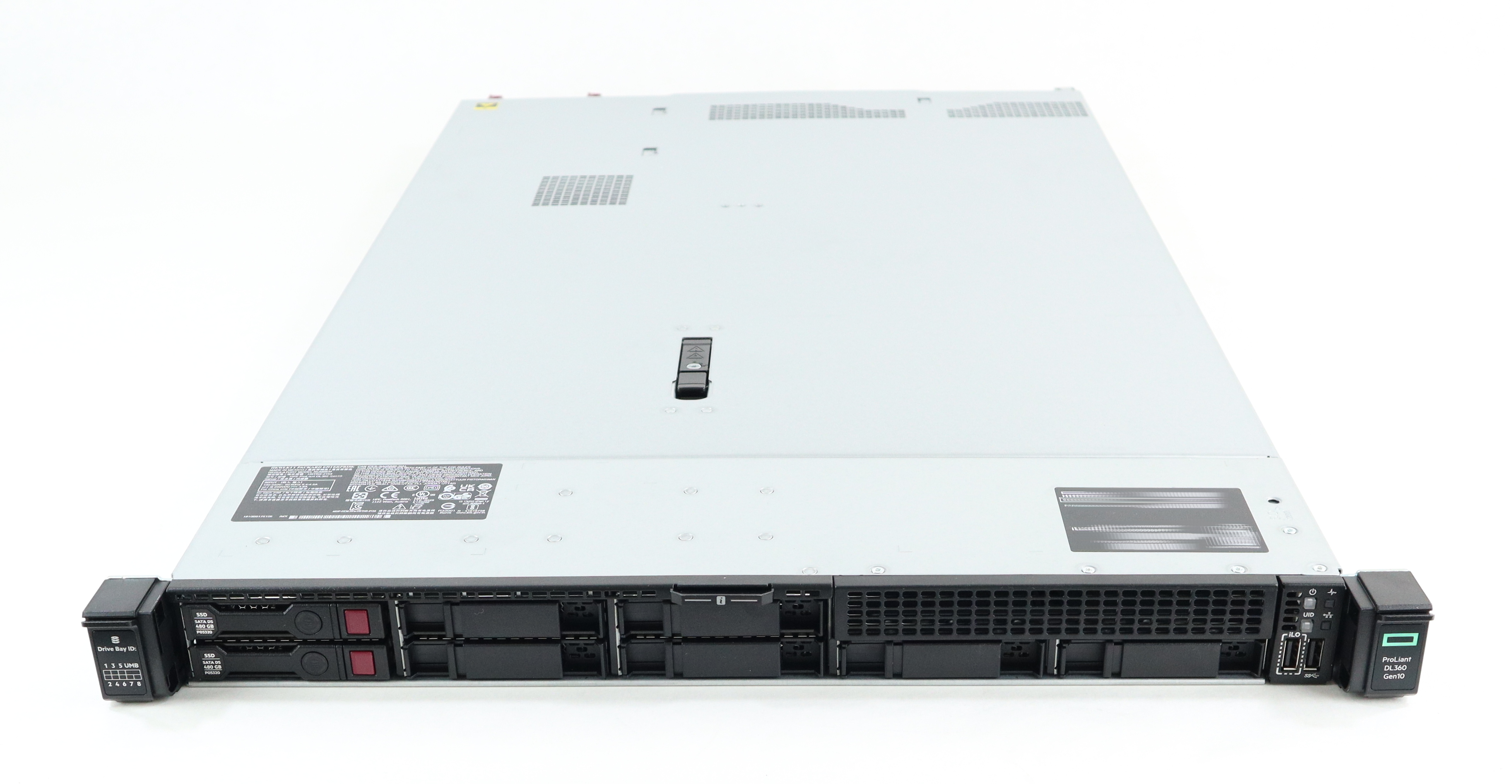 HPE ProLiant DL360 Gen10 RM Xeon Gold 6254 3.1GHz RAM 128GB SSD 480GB 867959-B21 - Click Image to Close