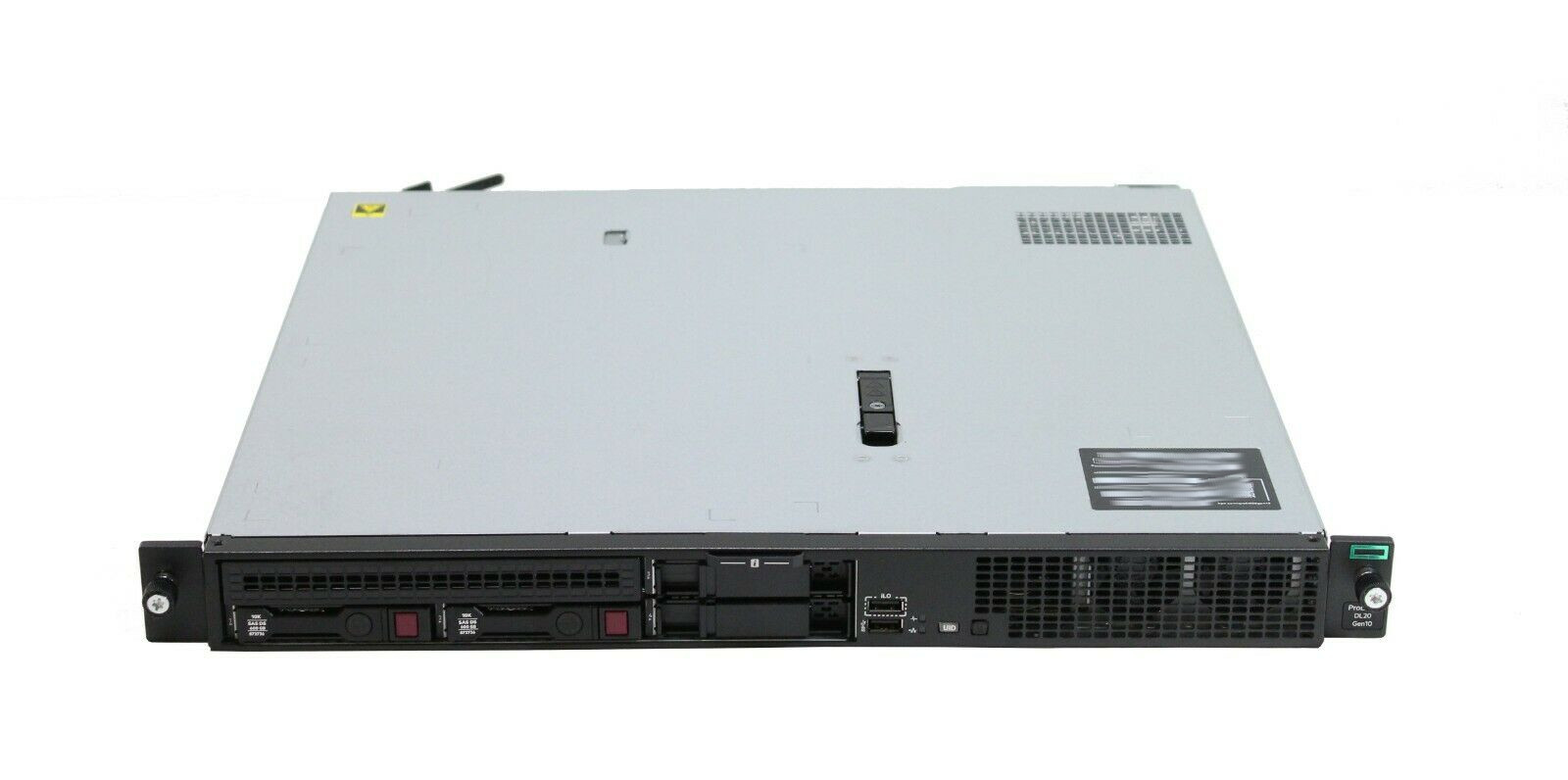 HPE ProLiant DL20 Gen10 Server E-2144G 8GB 2x600GB 3y License SFF RM SA P06963-B21 - Click Image to Close