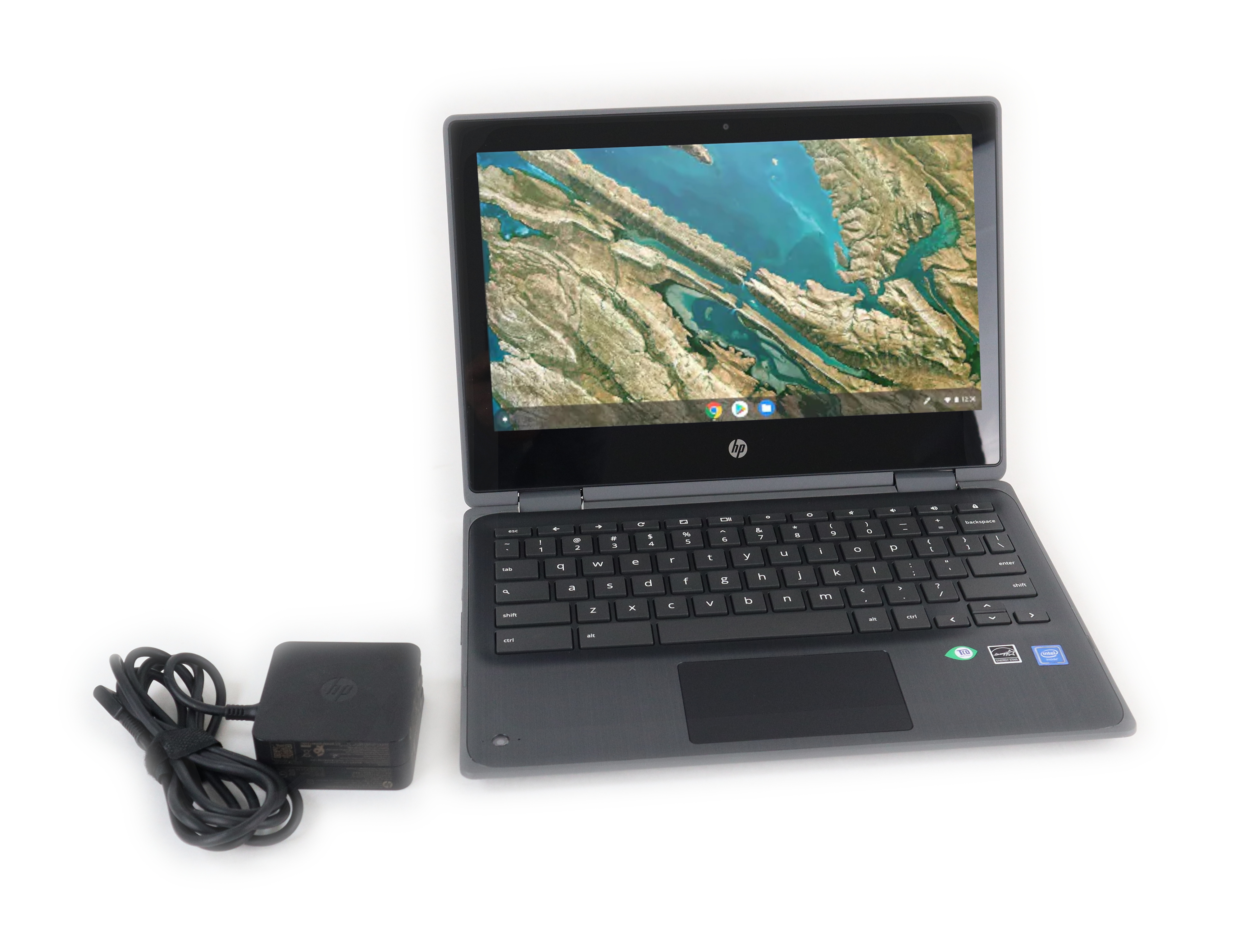 HP Chromebook x360 11 G3 EE 11.6" Touch Intel Celeron N4020 1.1GHz RAM 4GB eMMC 32GB 1A768UT#ABA