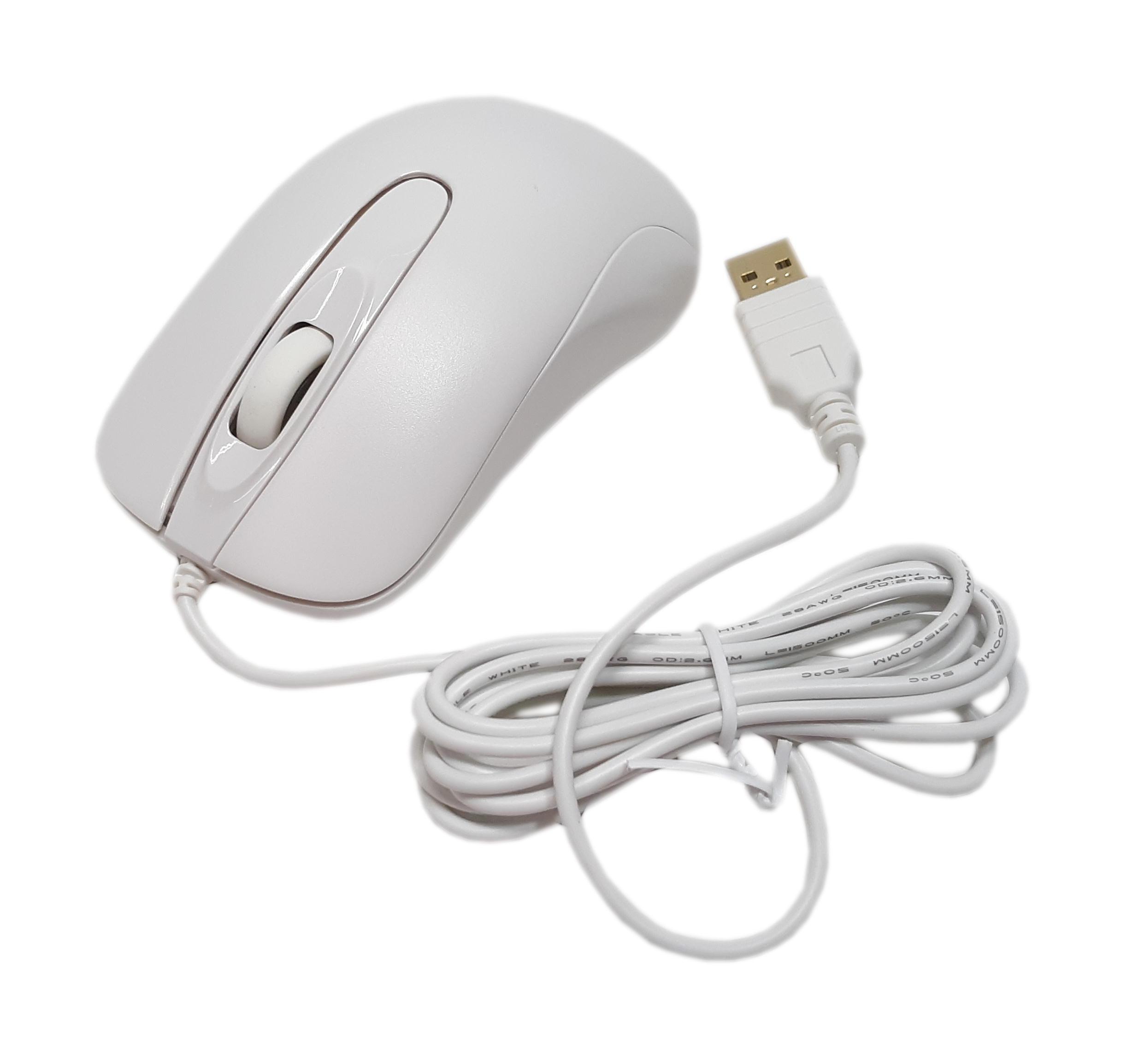 HP USB Mouse Man & Machine Medical Lab Healthcare Edition White 5.0V 100mA 926943-001 927233-001