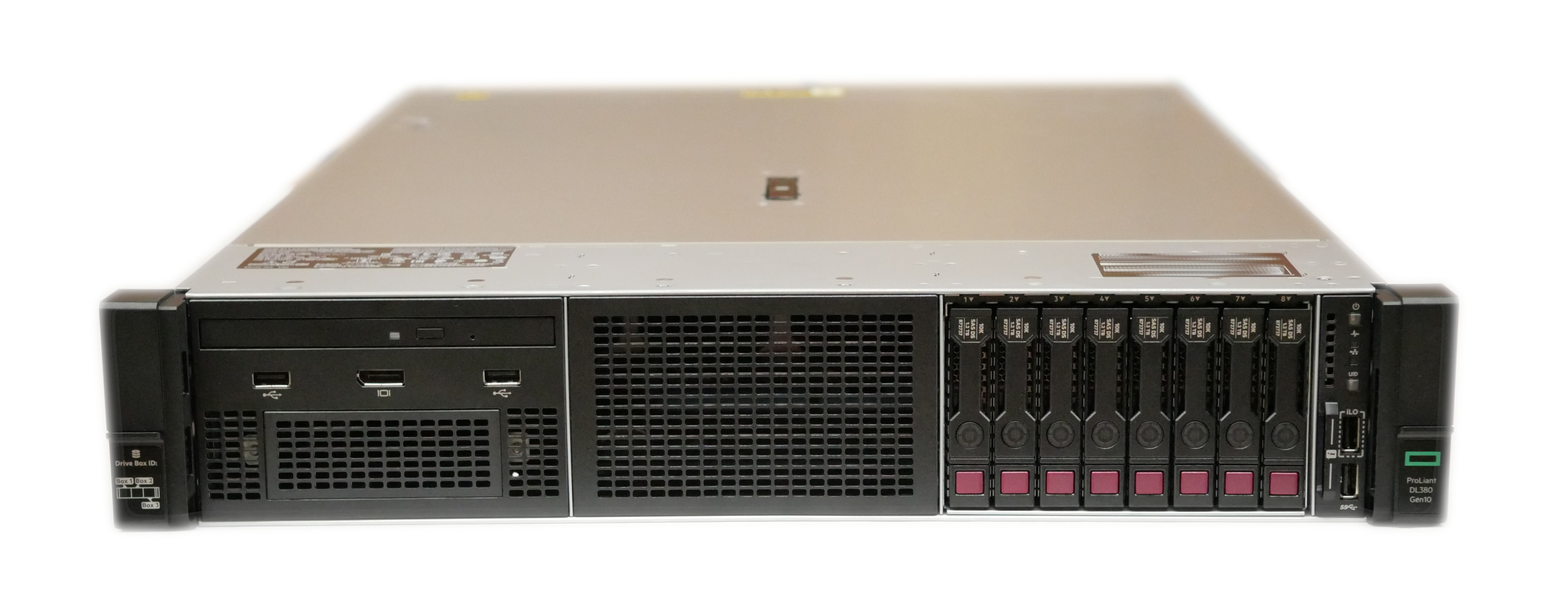 HPE ProLiant DL380 Gen10 RM Xeon 4210R RAM 64GB HDD 9.6GB 8-Bay CTO 868703-B21