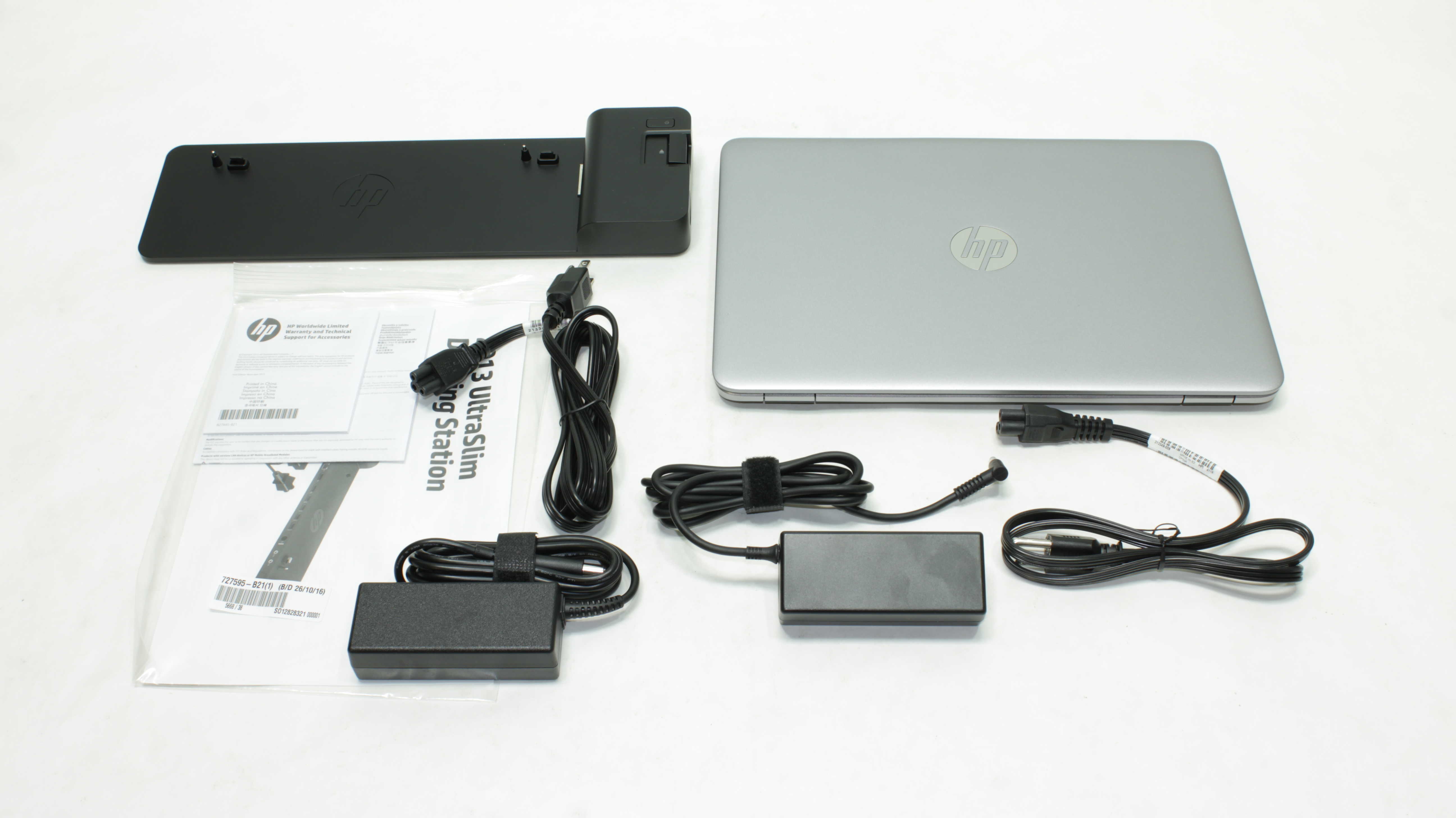 HP EliteBook 840 G3 Core I5-6300U 2.4GHz SSD 180Gb RAM 8Gb with HP dock station