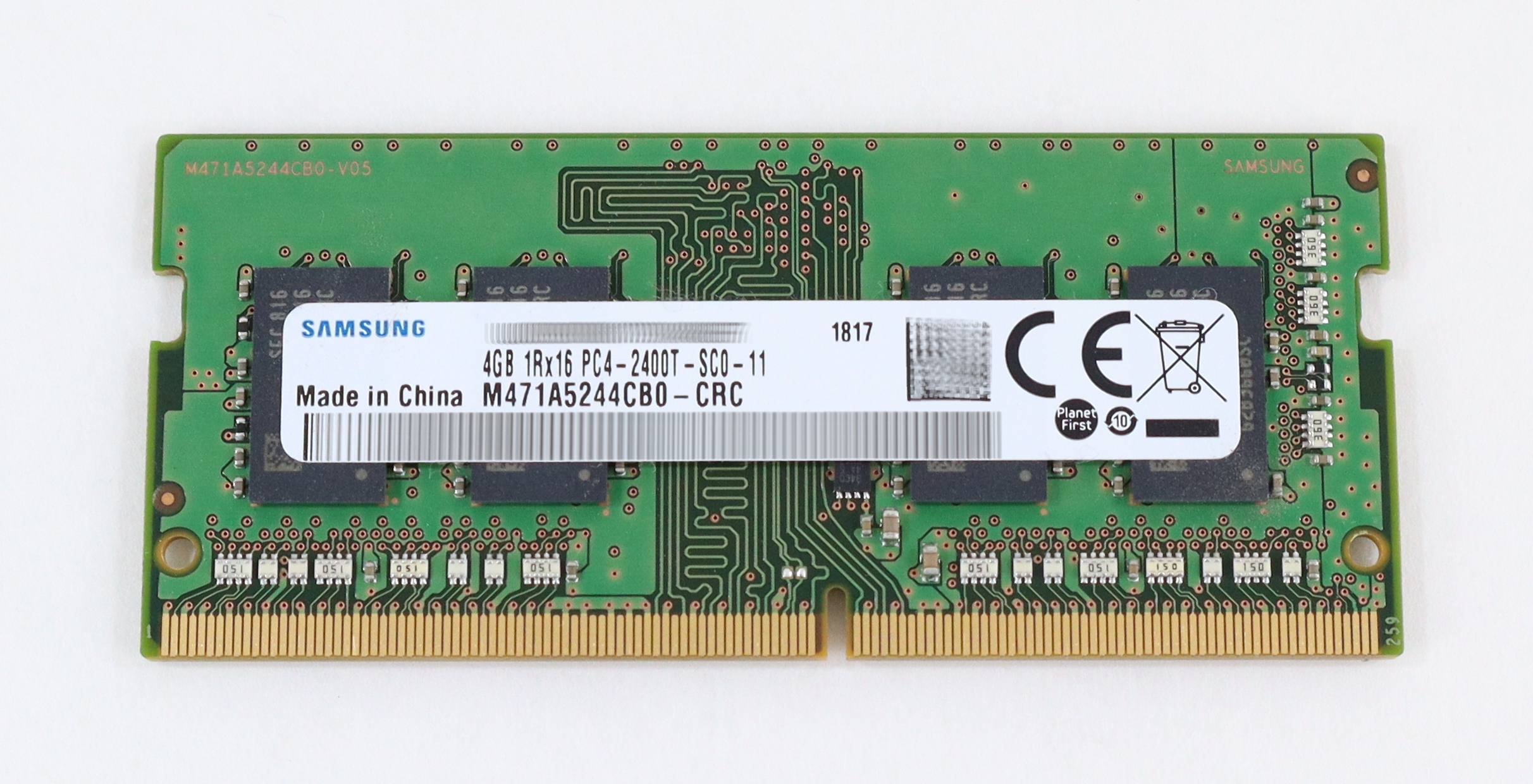 HP Samsung 4GB M471A5244CB0-CRC PC4-2400T DDR4 SODIMM 900239-591 - Click Image to Close