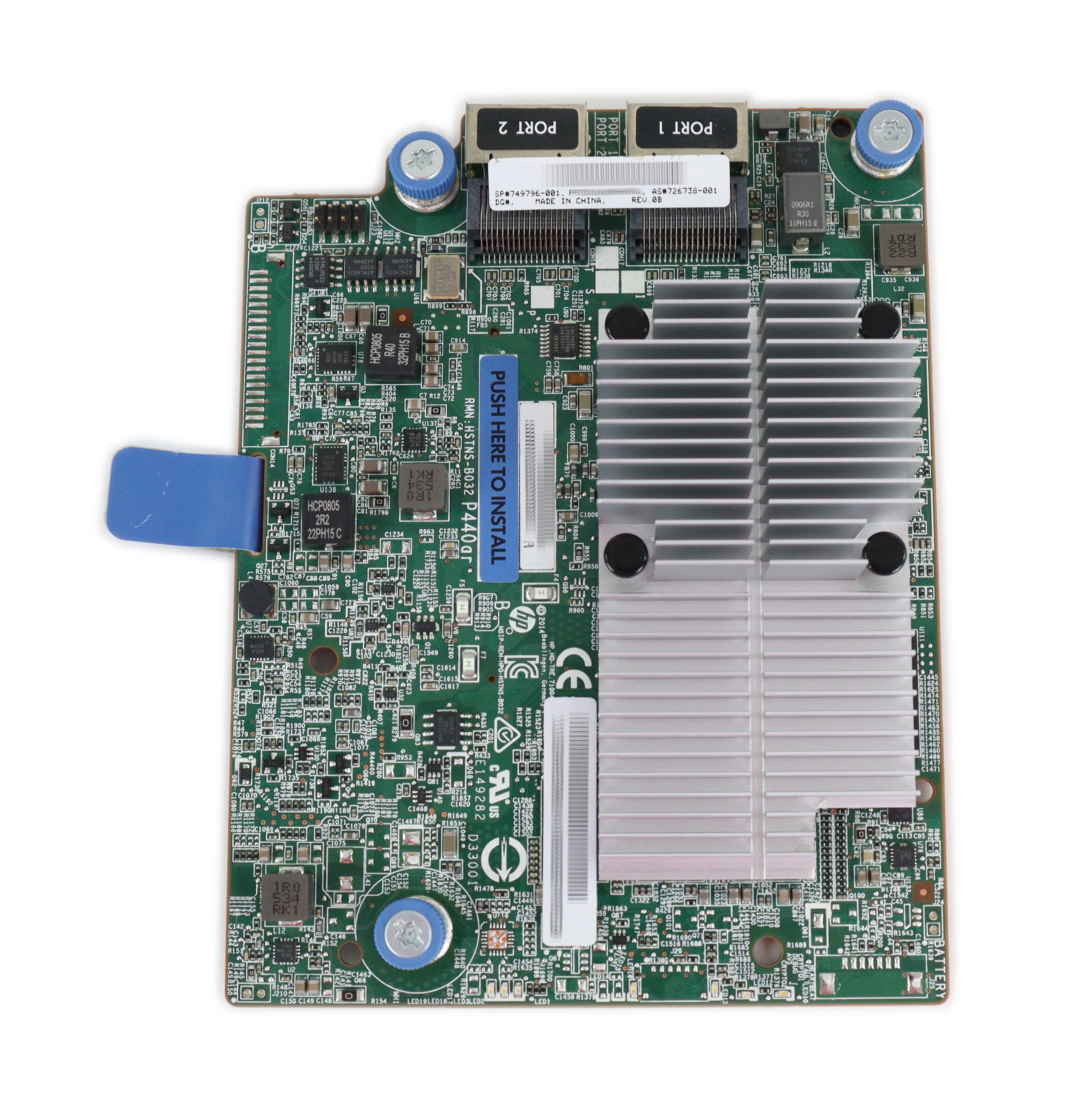 HP Smart Array P440AR SAS Raid Controller for ML350 G9 726738-001 749796-001 - Click Image to Close