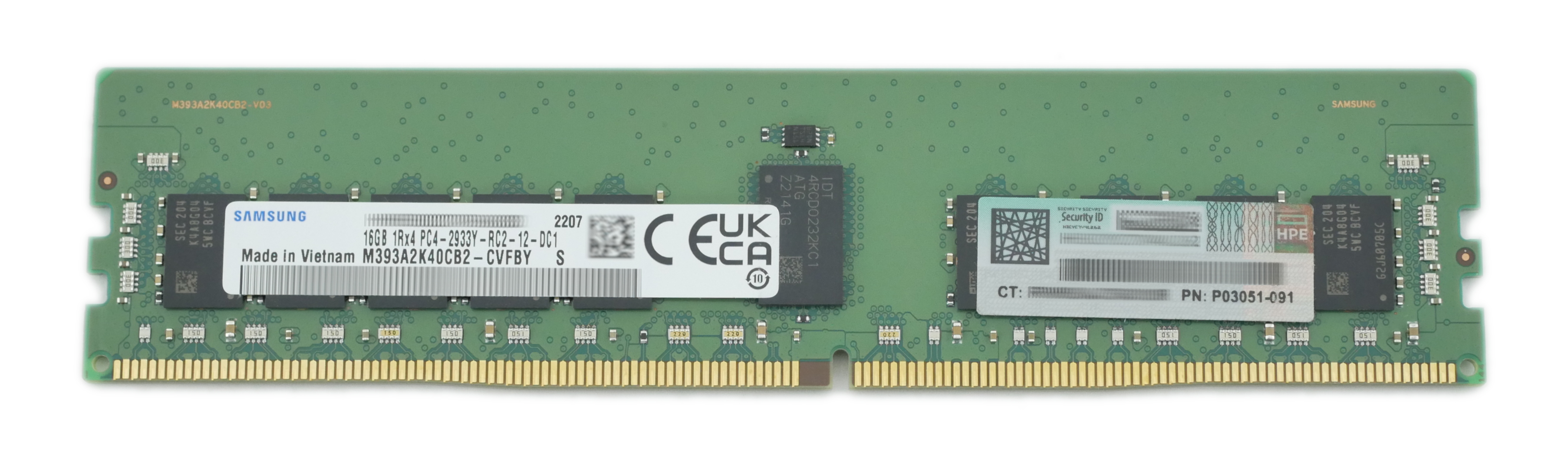 HP 16GB M393A2K40CB2-CVF PC4-2933Y DDR4 ECC P03051-091 - Click Image to Close