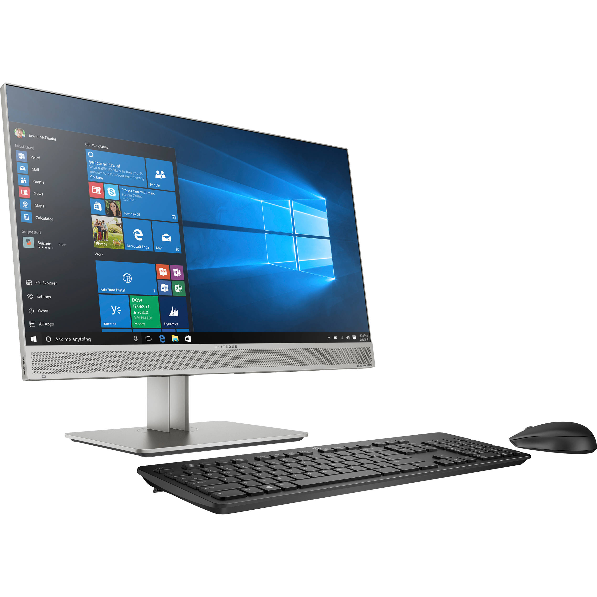 HP Elite One 800 G5 AiO 23.8" Full HD Core I7-9700 3GHz HDD 1Tb RAM 8Gb Win10 7HZ61UT#ABA - Click Image to Close