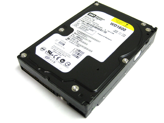 WD WD1600 WD1600JB-00GVA0 IDE PATA ATA 160GB Hard Drive 3.5 8MB - Click Image to Close