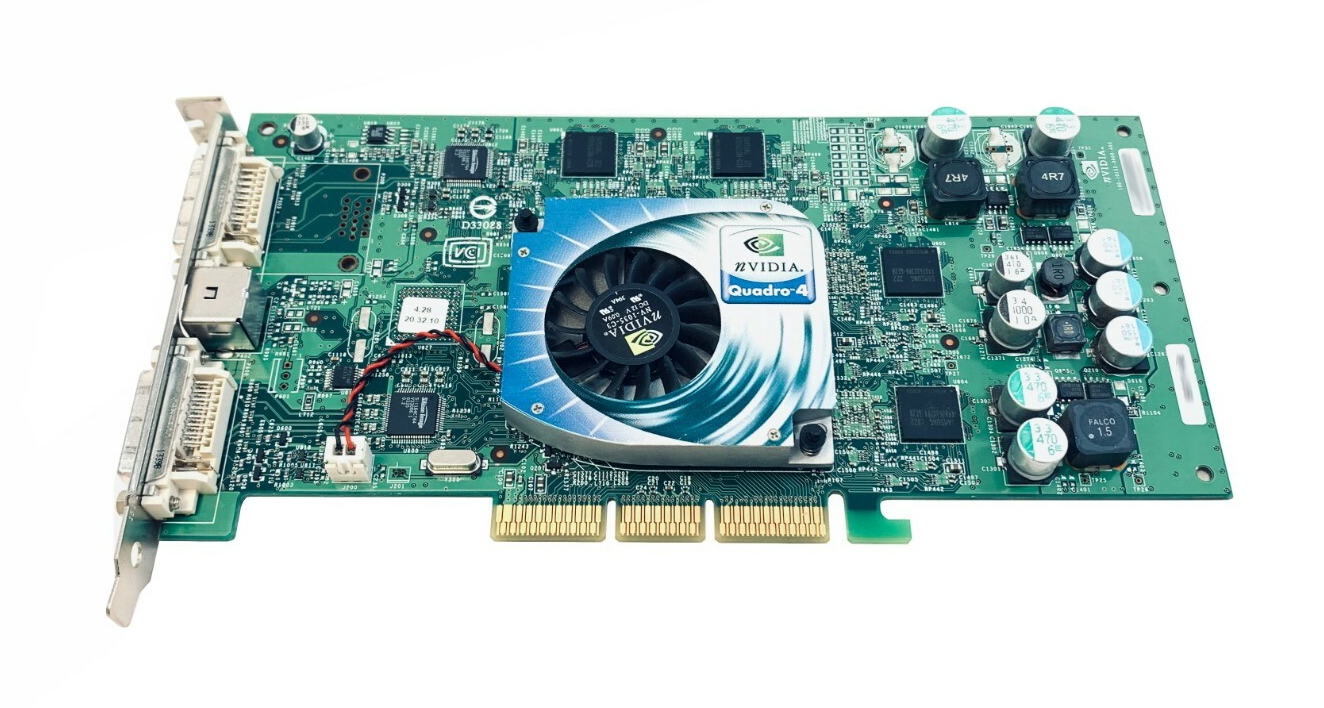 Nvidia Quadro4 980XGL 128MB AGP 8x Dual DVI Graphics Card 180-10152-0000-A03