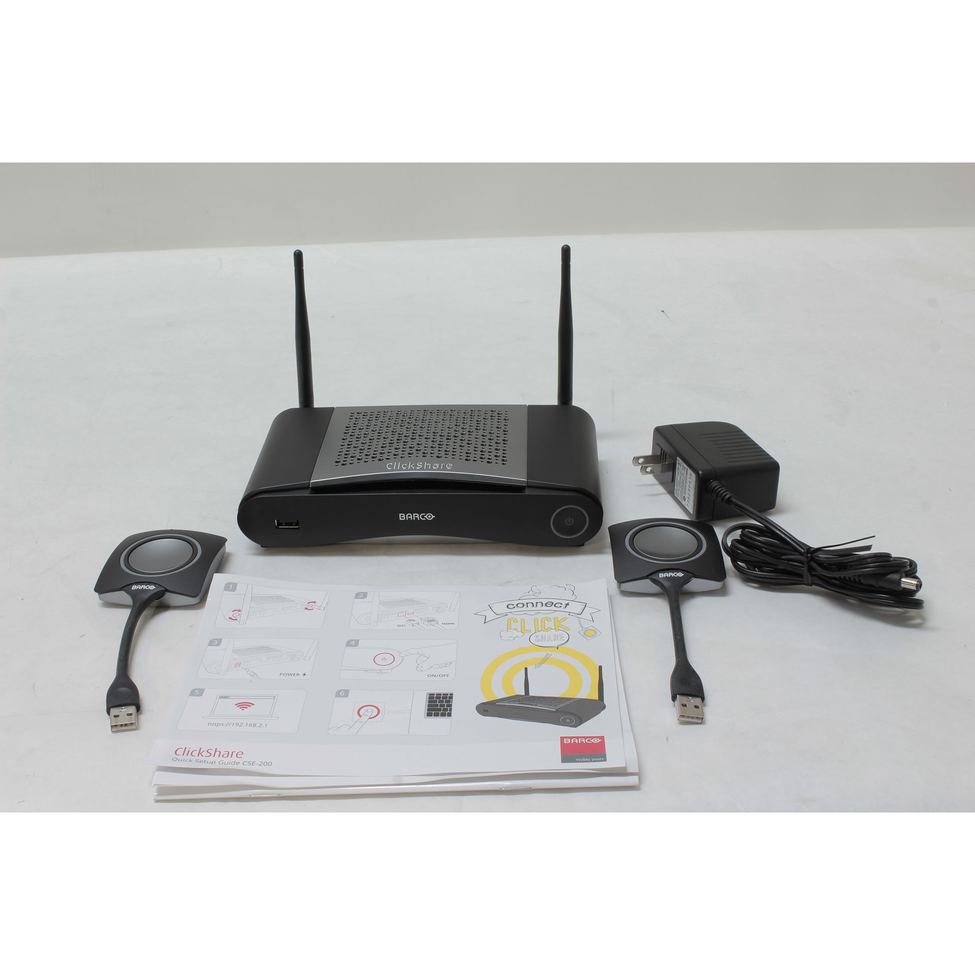 Barco CSE-200 Wireless Presentation System, PN:R9861520NA - Click Image to Close