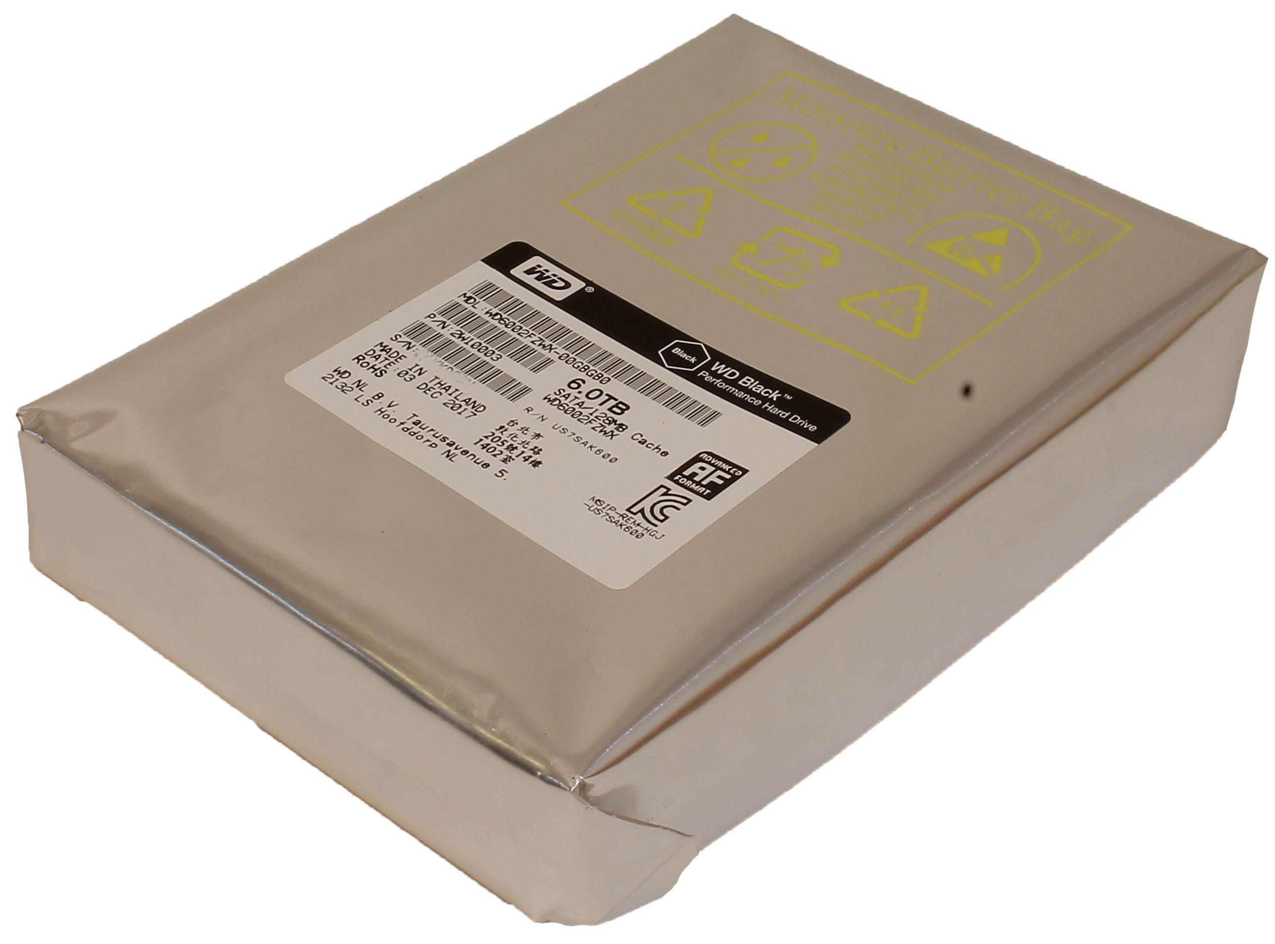 WD Black Performance 6 TB HDD 3.5" 2W10003 WD6002FZWX SATA 6Gb/s - Click Image to Close