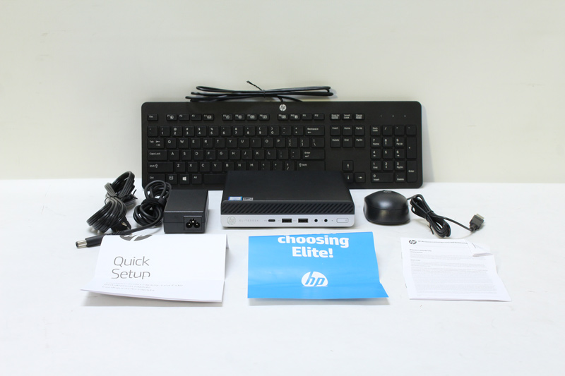 HP EliteDesk 800 G3 Mini Desktop i5-7500T 256GB SSD 1FY84UT#ABA