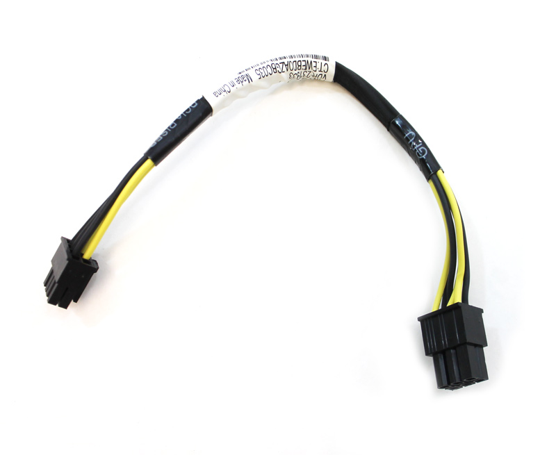 HP GPU power cable 869686-001 6017B0817201 6 pin male to 8 pin