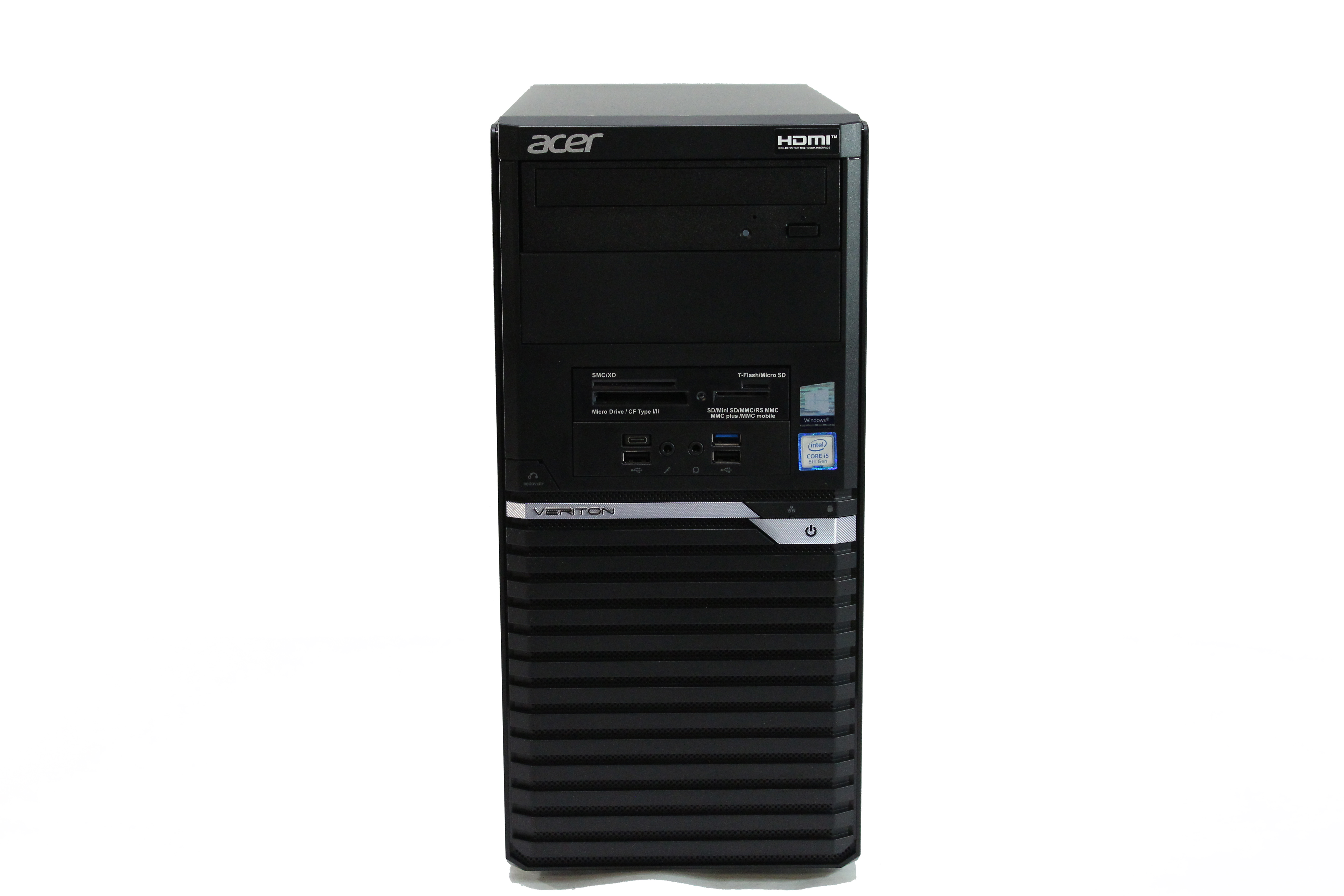 Acer Veriton M4660G Intel Core I5-8500 3.0 GHz RAM 8GB HDD 1TB Win10 UD.P02AA.03R - Click Image to Close