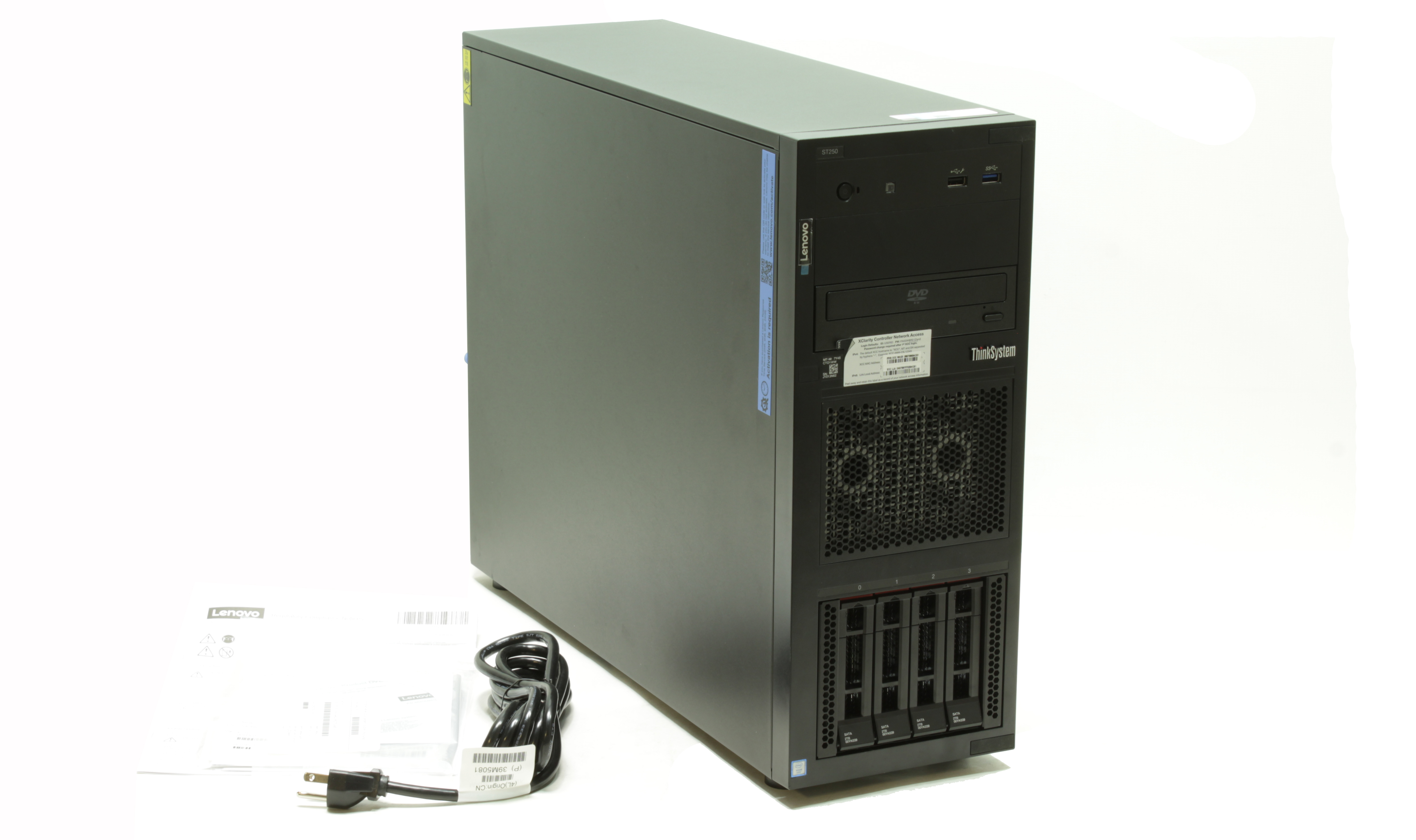 Lenovo Think System ST250 Xeon E-2144G 3.6GHz Ram 32GB HDD 4x2TB 7Y45S1C800 - Click Image to Close