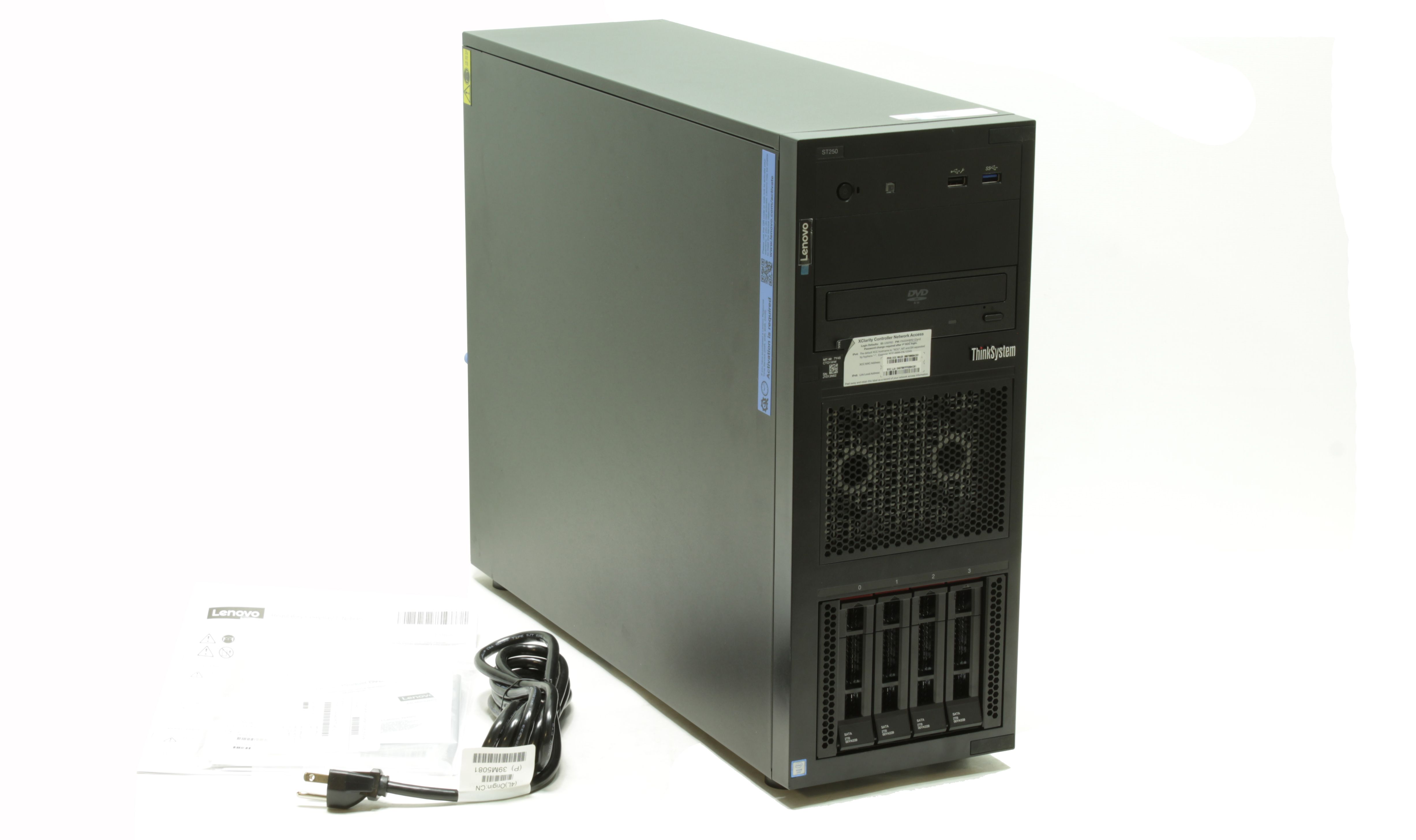 Lenovo Think System ST250 Xeon E-2144G 3.6GHz Ram 32GB HDD 4x2TB 7Y45S1C800