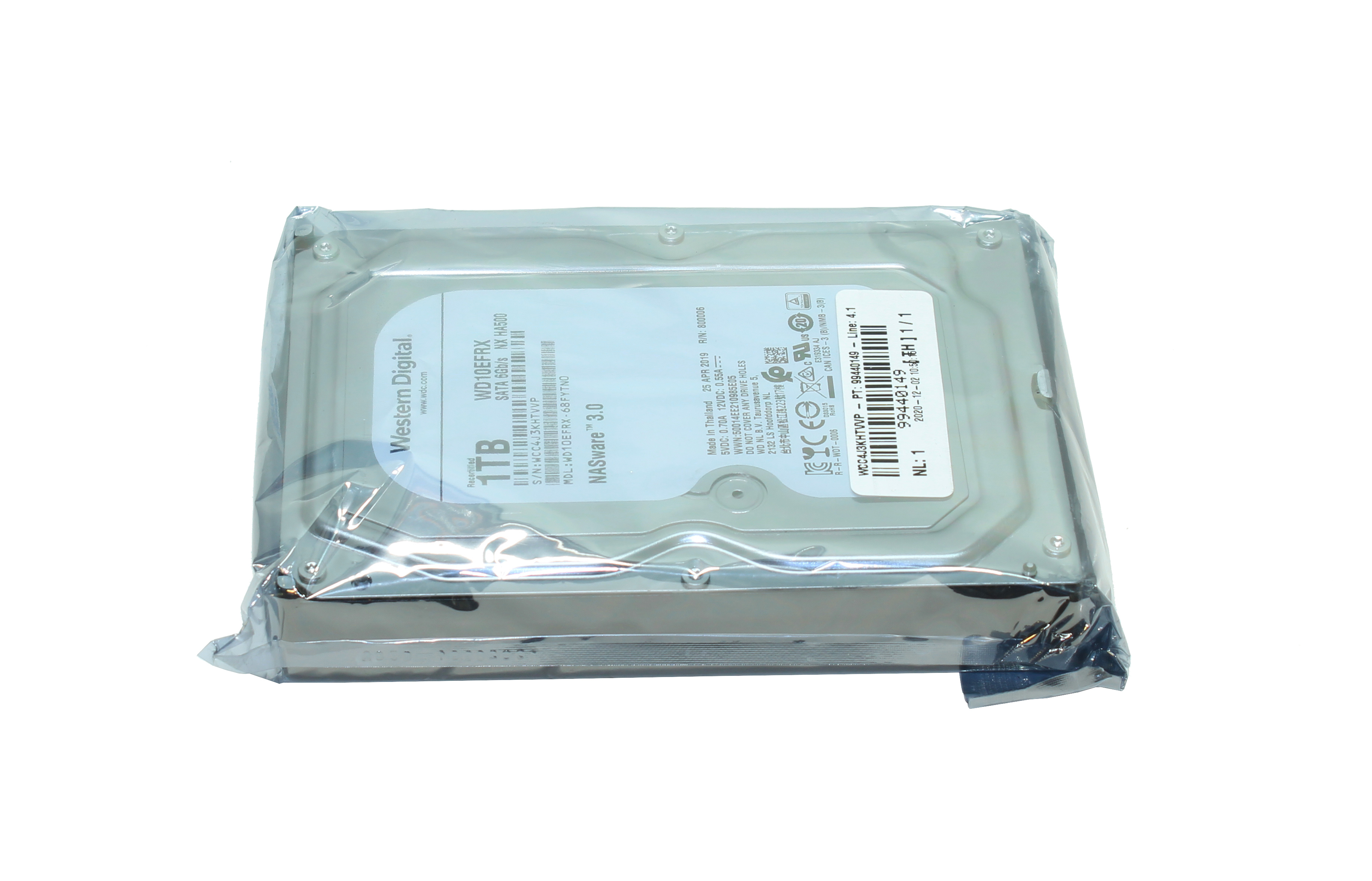 Western Digital 1Tb WD10EFRX-68FYTN0 NASware 3.0 NX500 SATA 6GB/s 5.4 RPM Cache - Click Image to Close