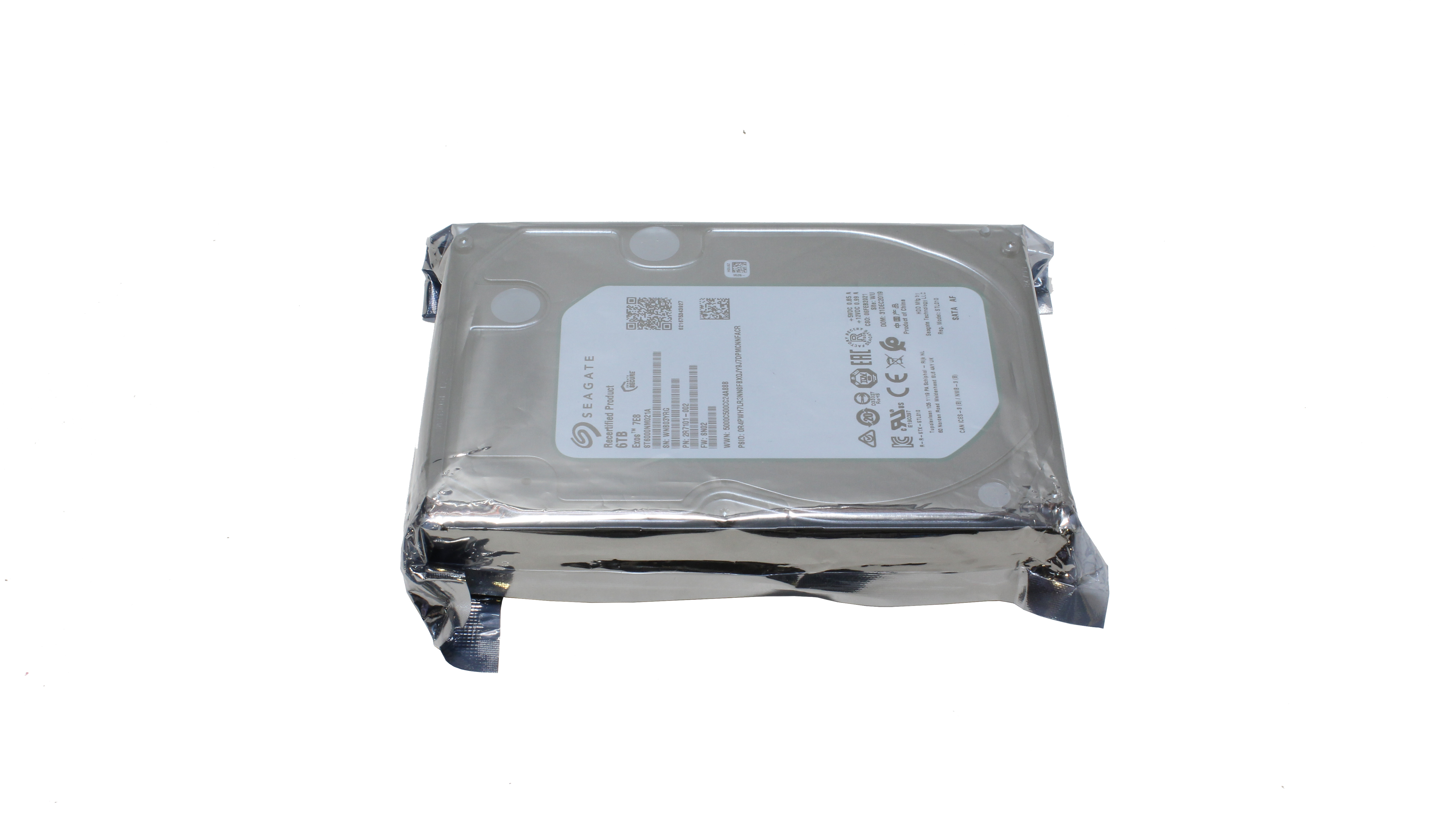 Seagate Exos 7E8 ST6000NM021A 6Tb 7.2K Rpm SATA 3.5" 2R7101-002 - Click Image to Close