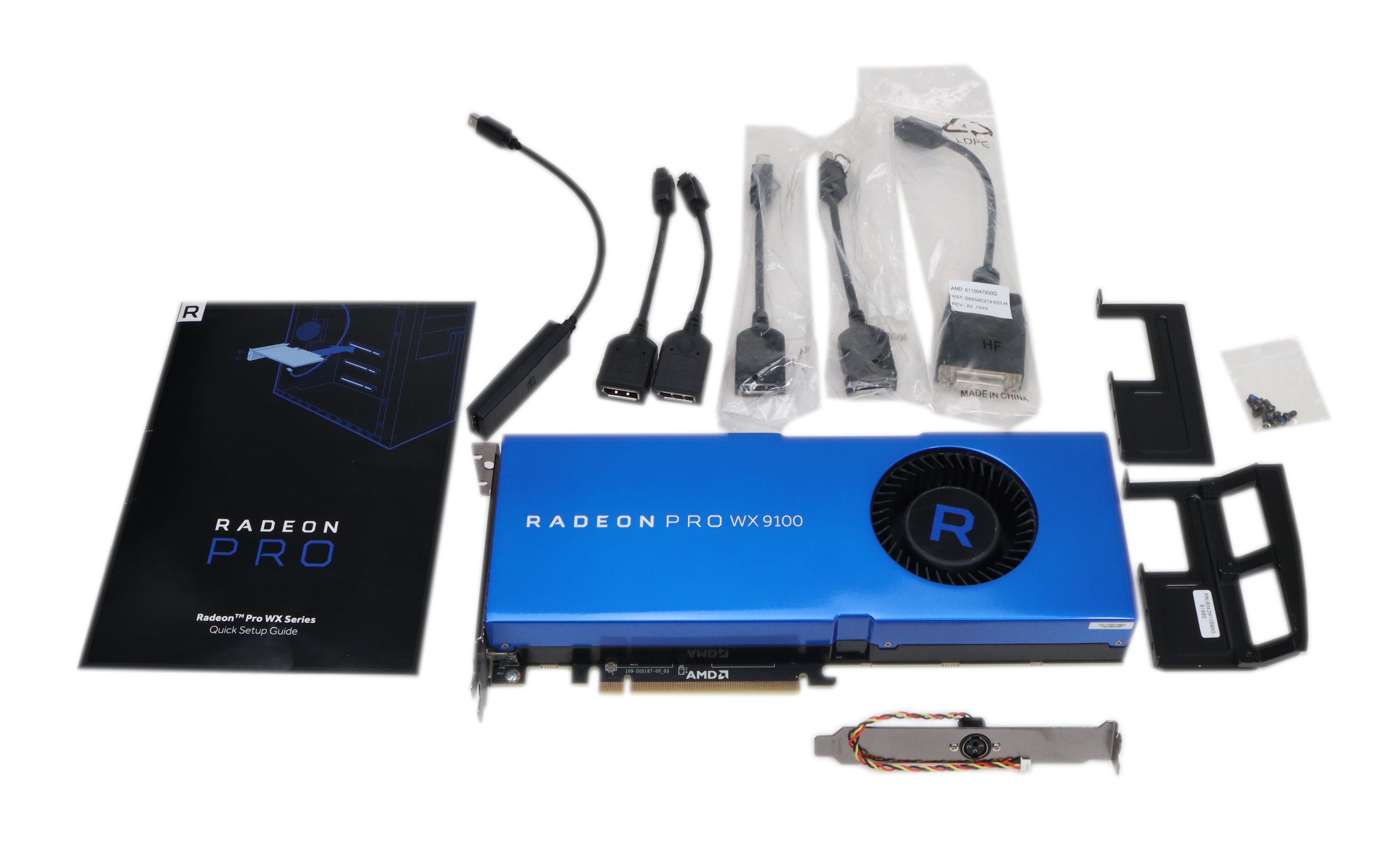 AMD Radeon Pro WX9100 WX 9100 16GB HBM2 6x miniDP 102D0510100 000001 100-505957