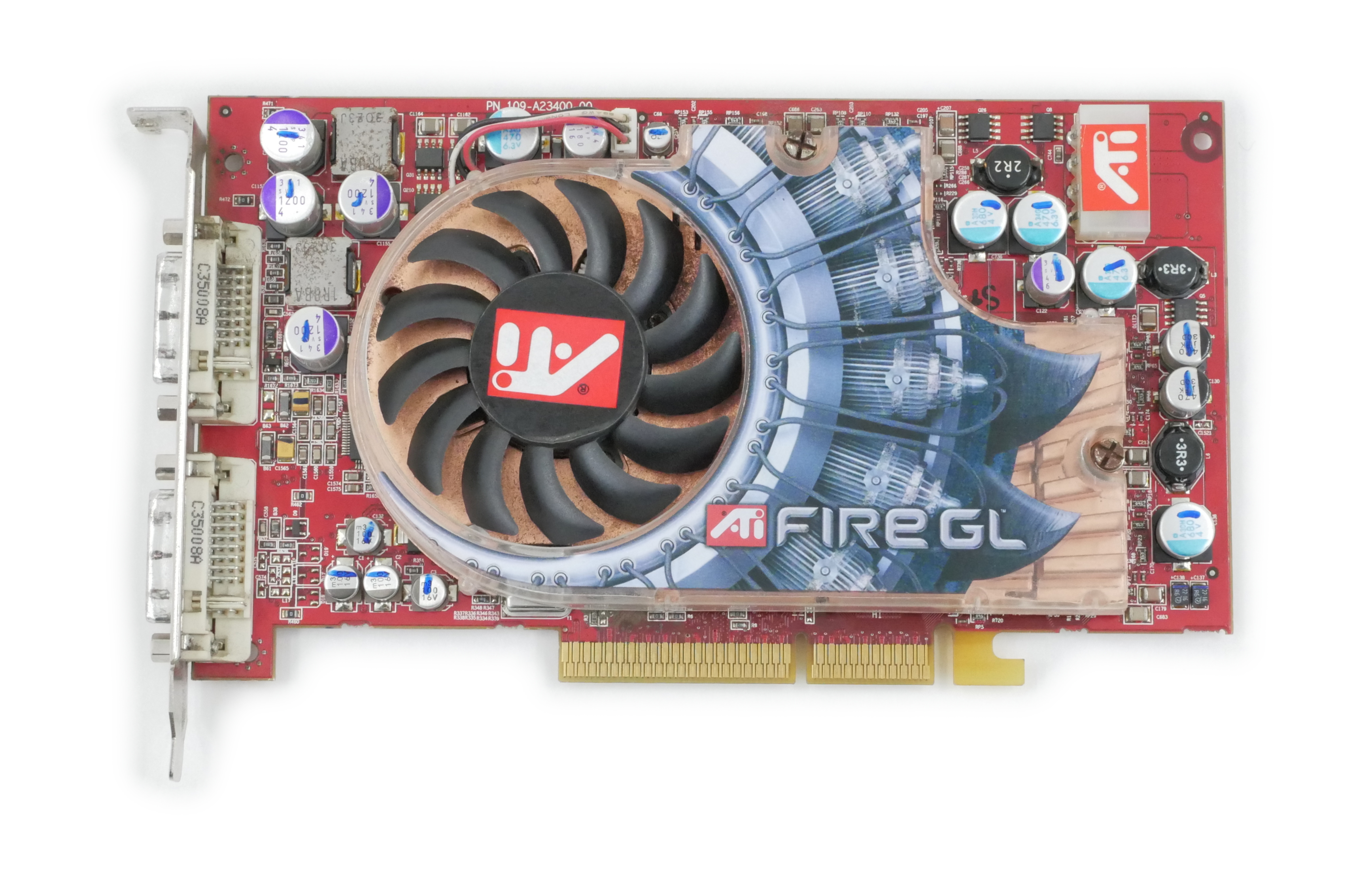 AMD ATI FireGL X2-256T AGP 8x Dual DVI 256MB RAM DDR2